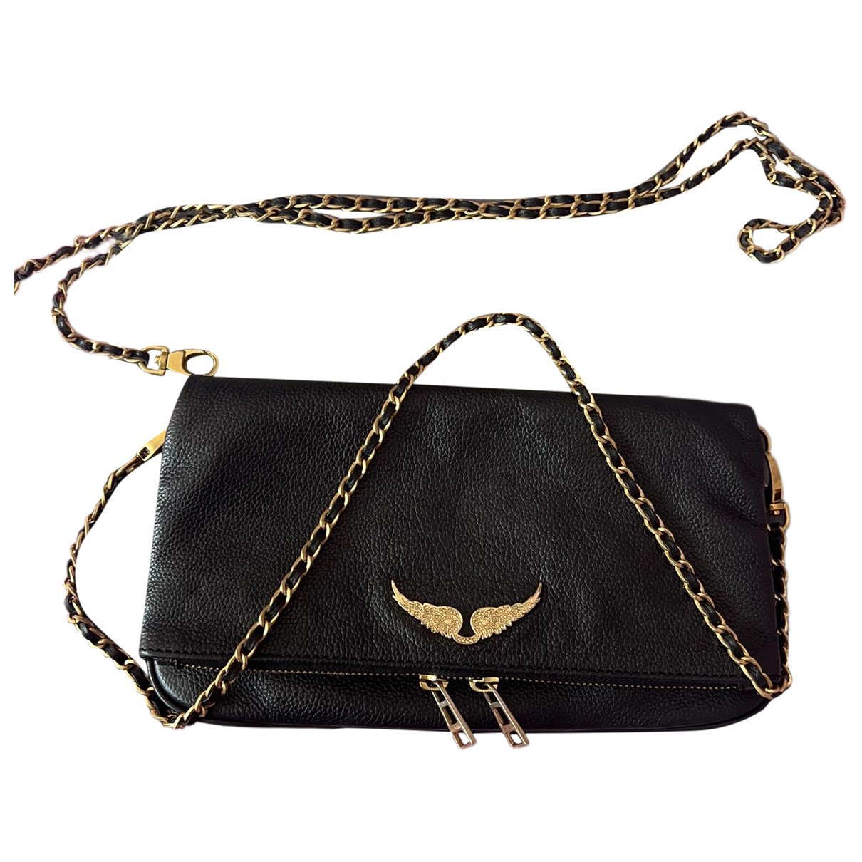 Rock leather crossbody bag