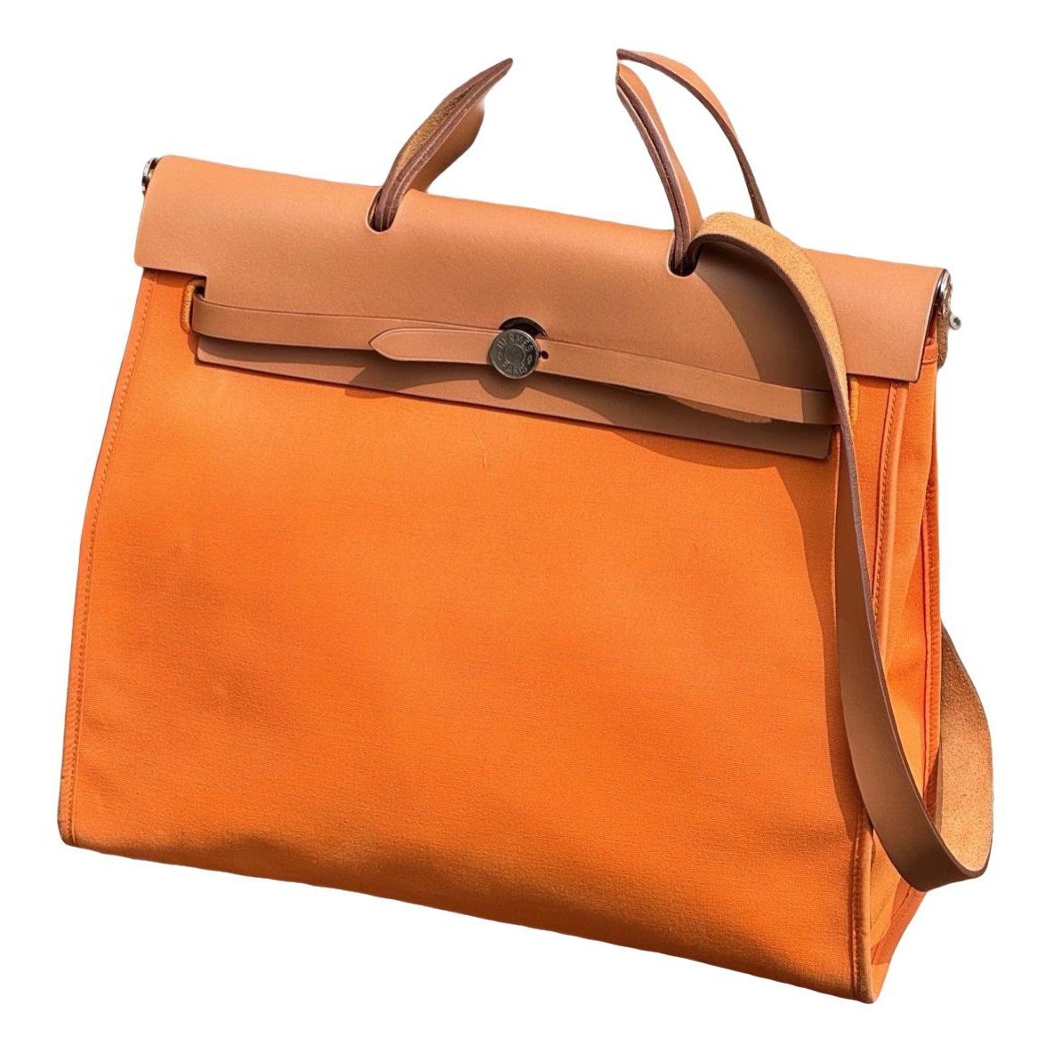 Hermes Herbag Handbag Vache Leather