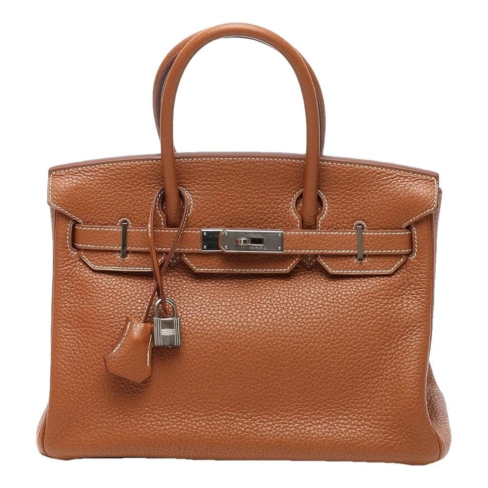 Birkin 30 leather handbag