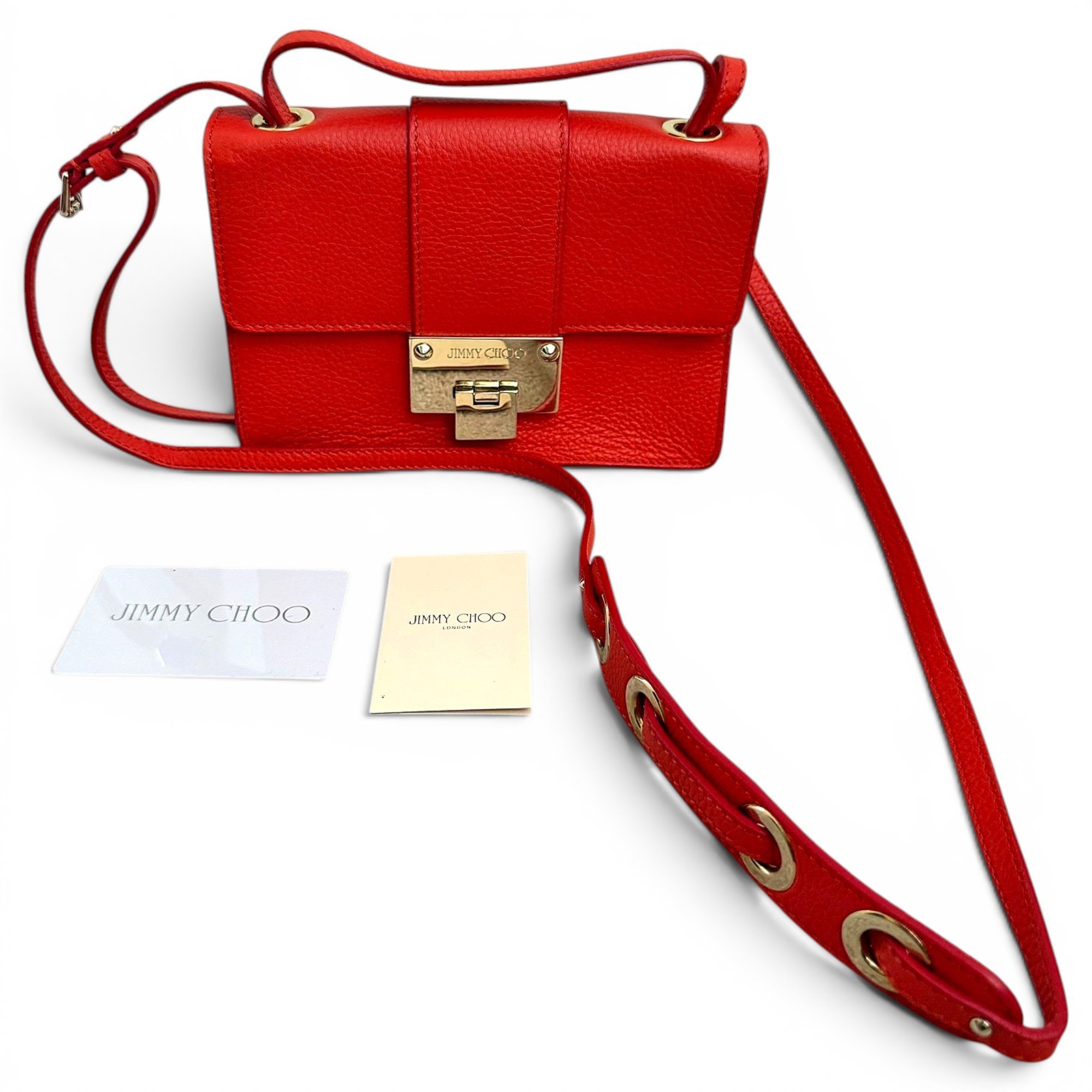 Jimmy Choo Lockett leather crossbody bag