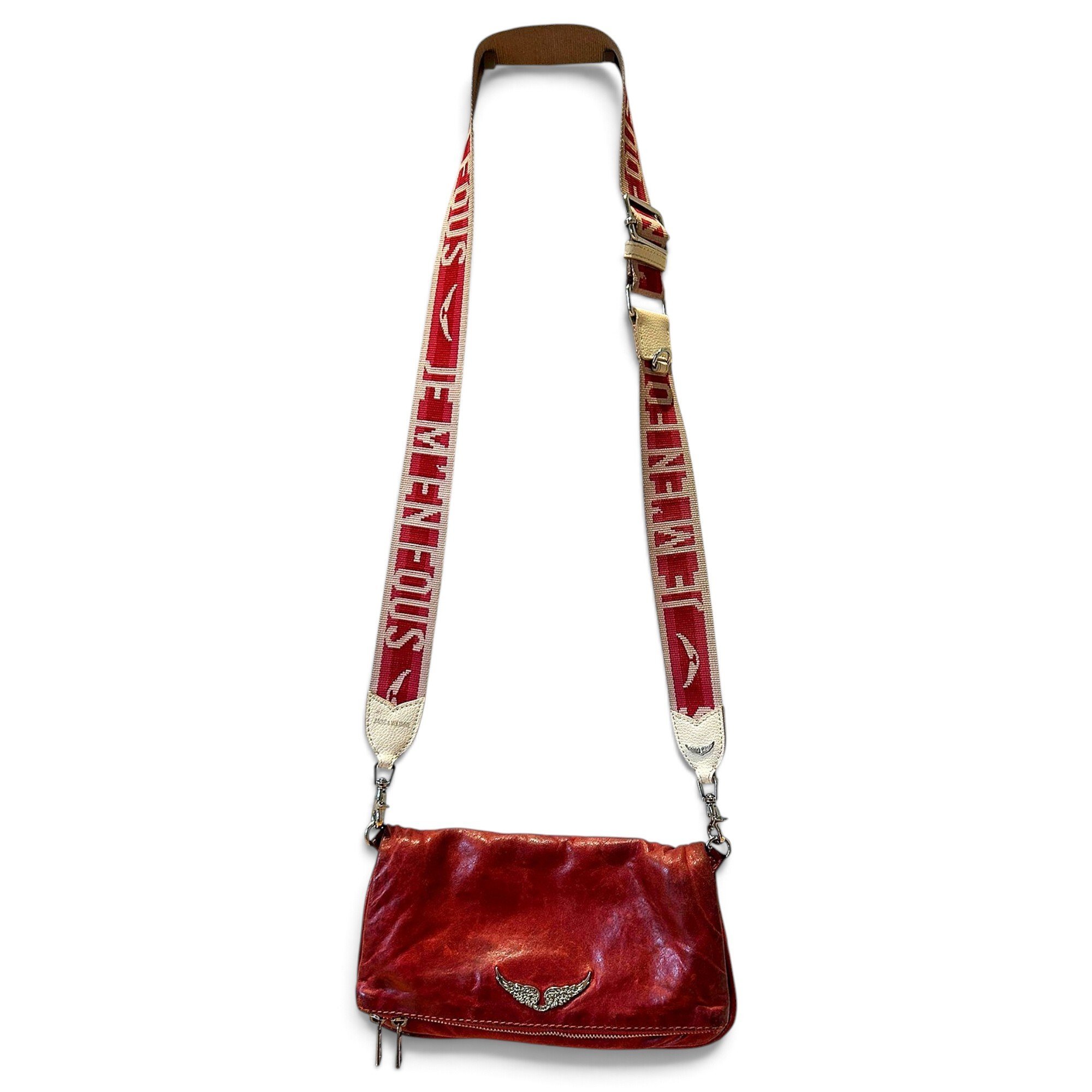 Rock leather crossbody bag