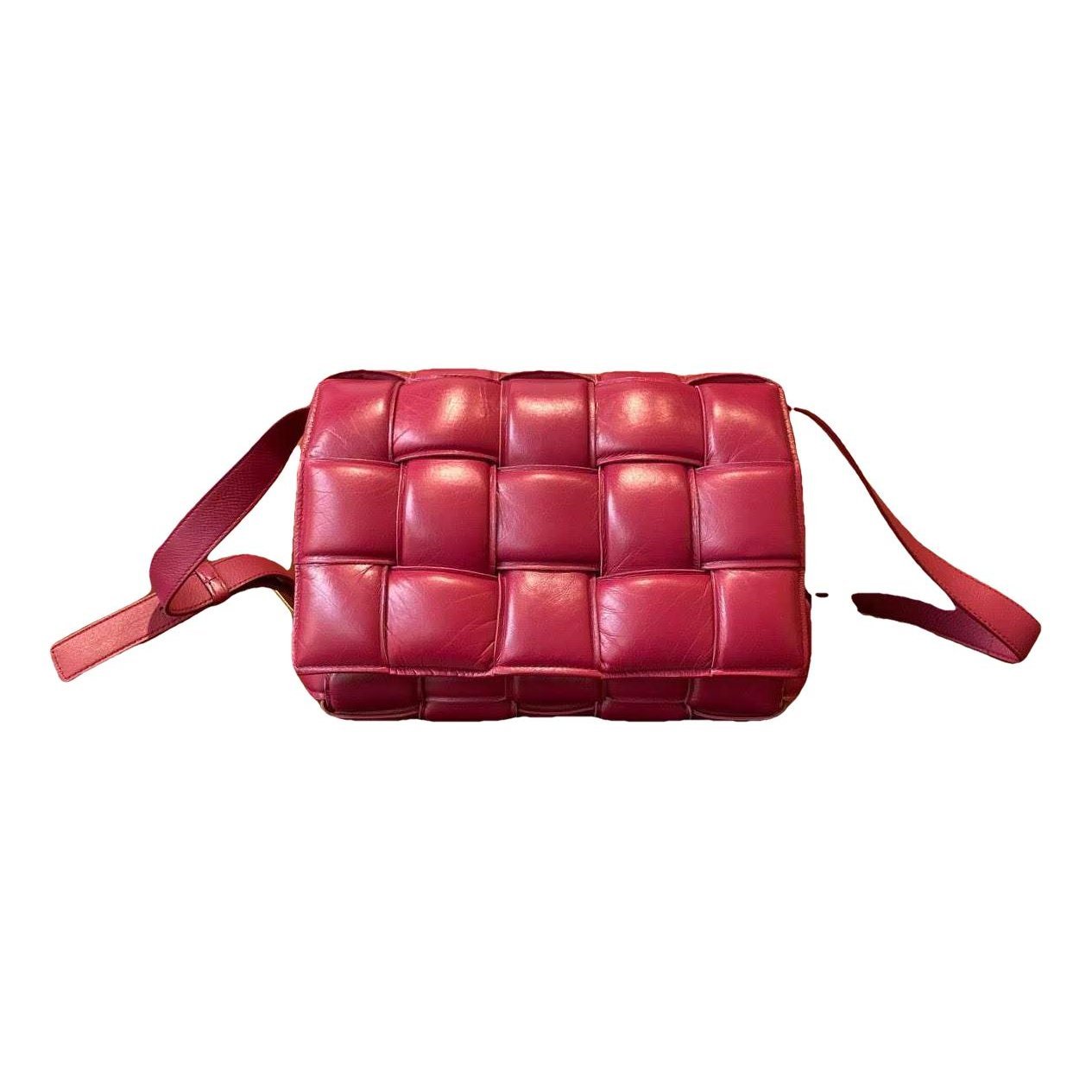 Cassette Padded leather handbag