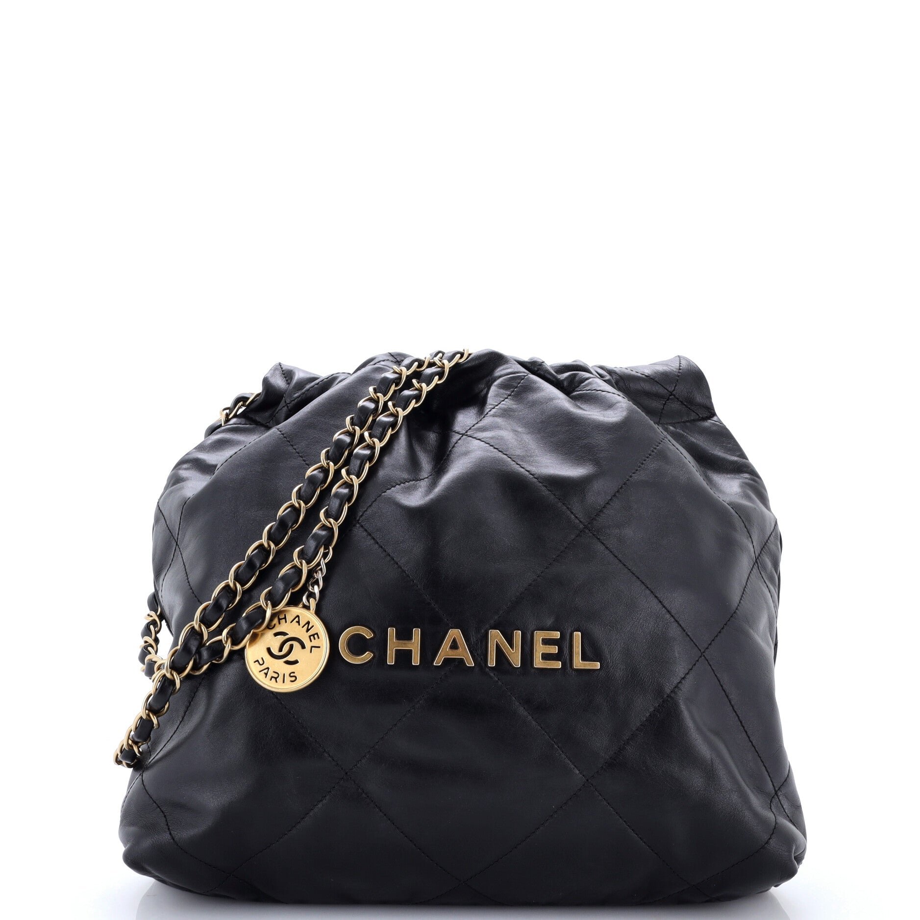 22 Chain Hobo Quilted Calfskin Small