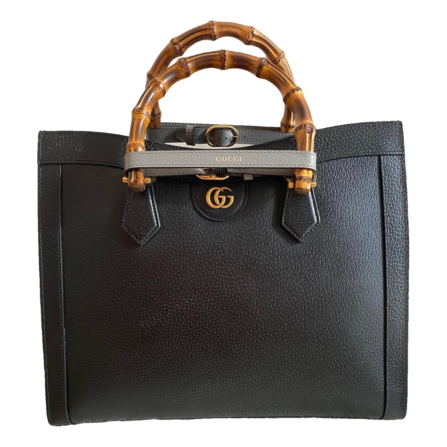 Diana Bamboo leather tote