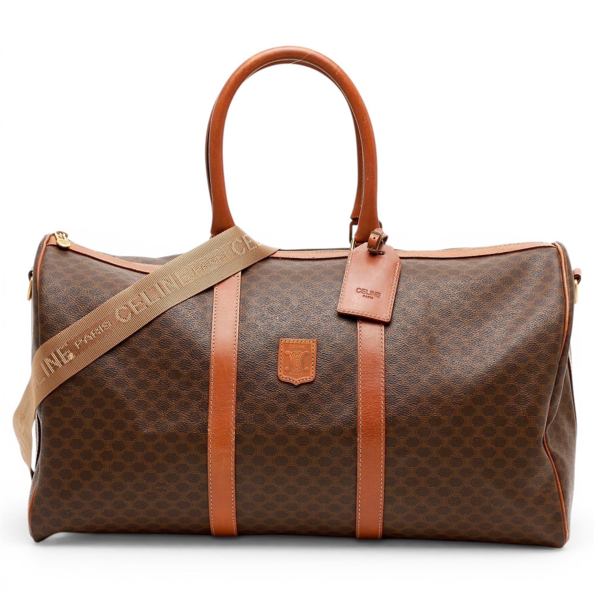 Leather travel bag
