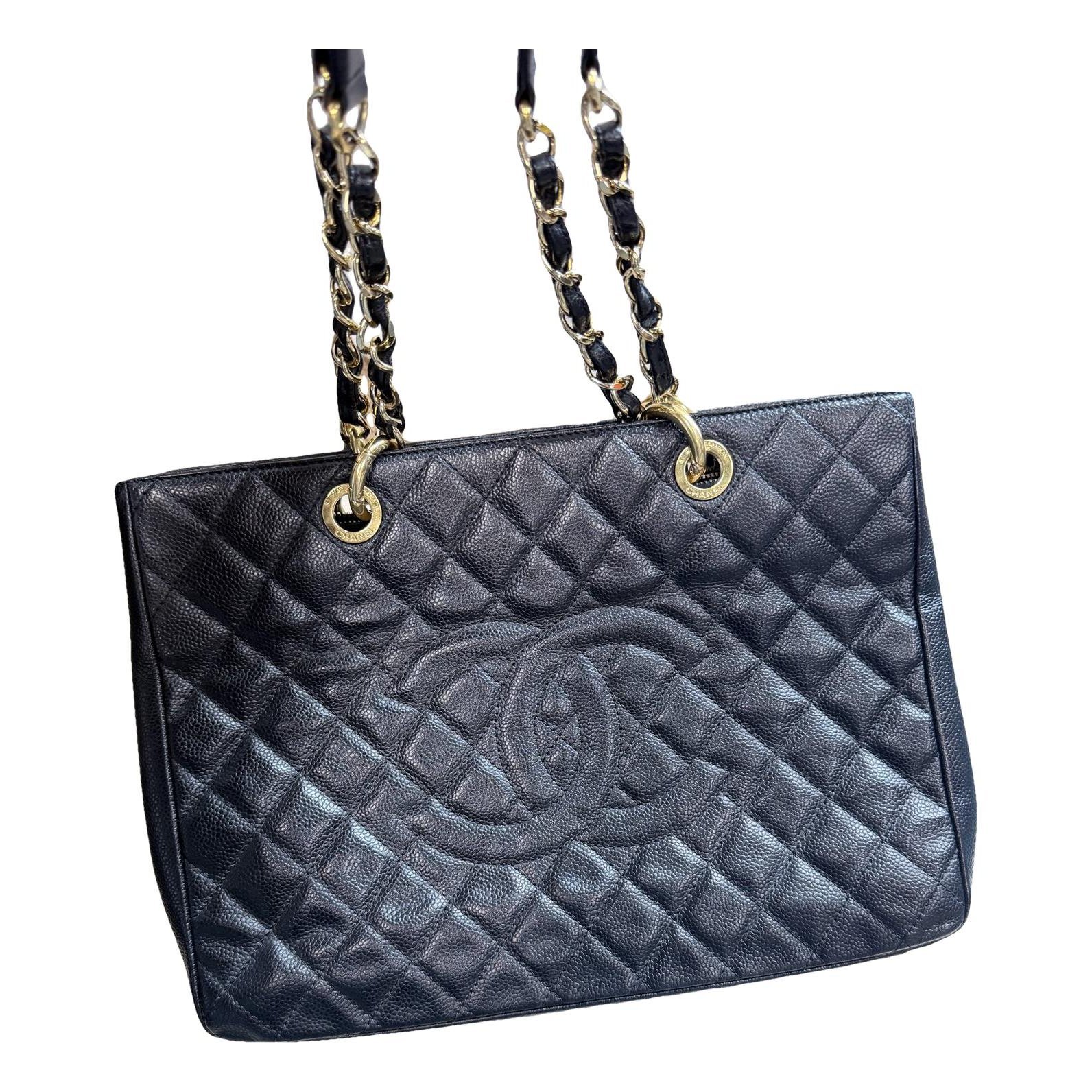 Grand shopping leather tote