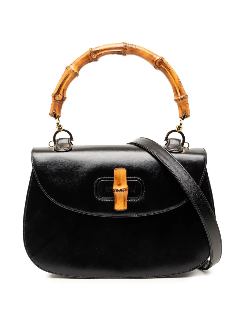 20th Century Calfskin Bamboo Night satchel