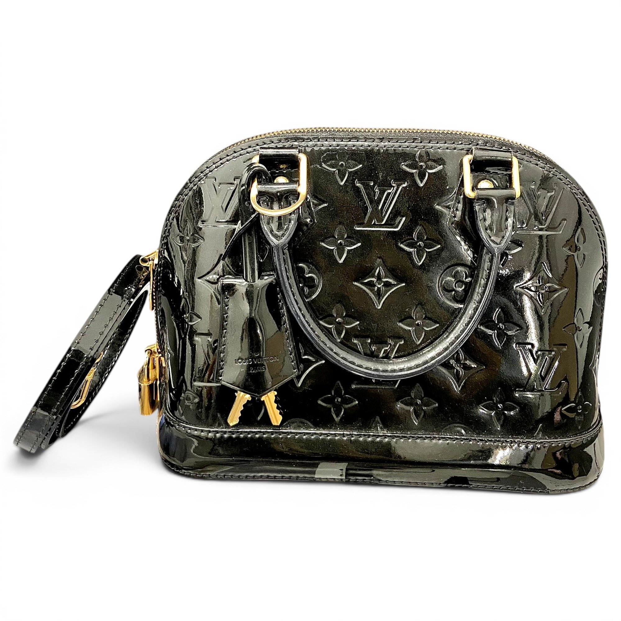 Alma BB patent leather handbag