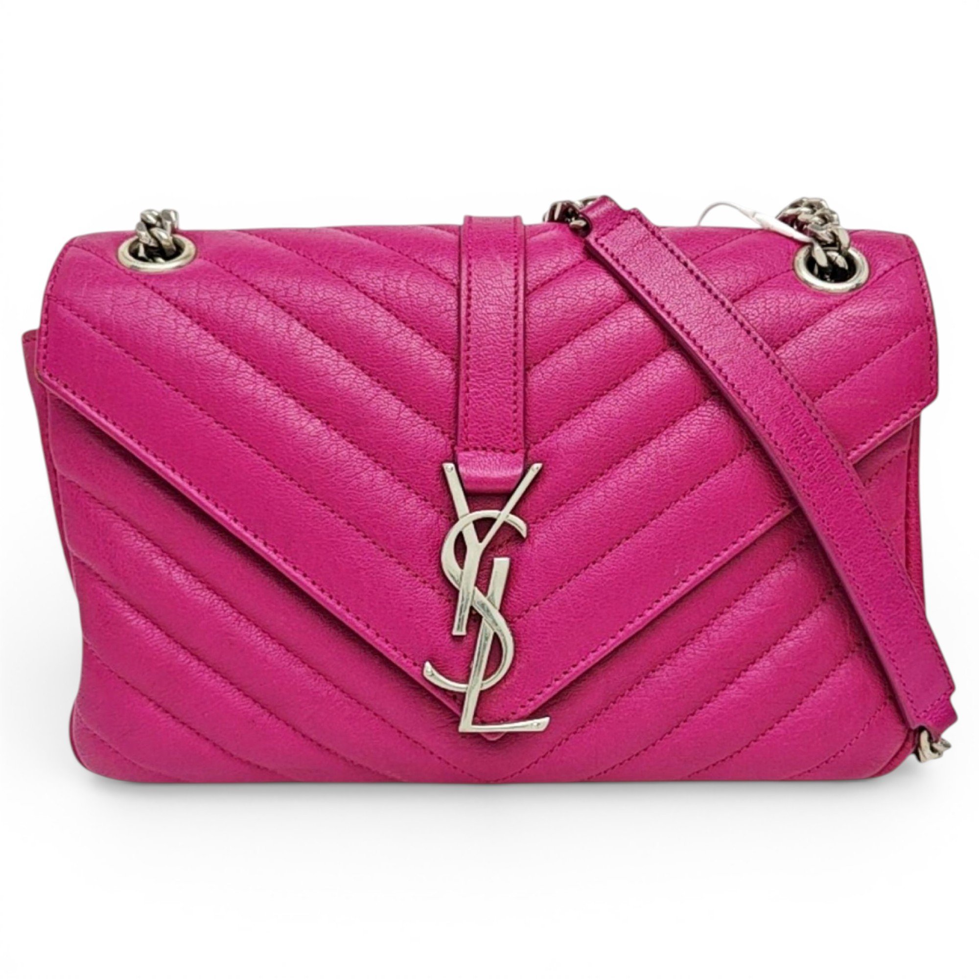 Envelope leather handbag