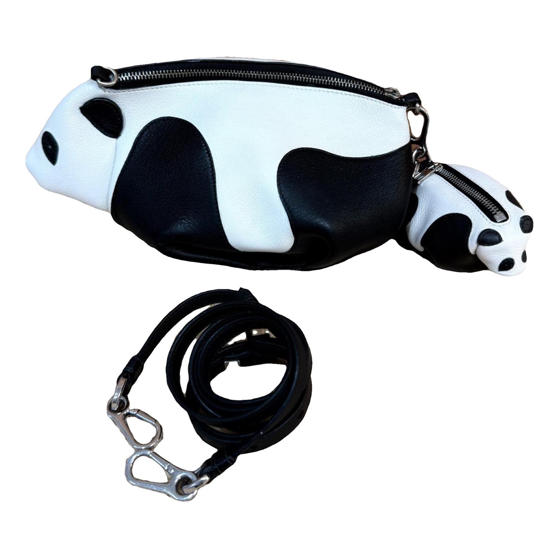 Animals leather handbag