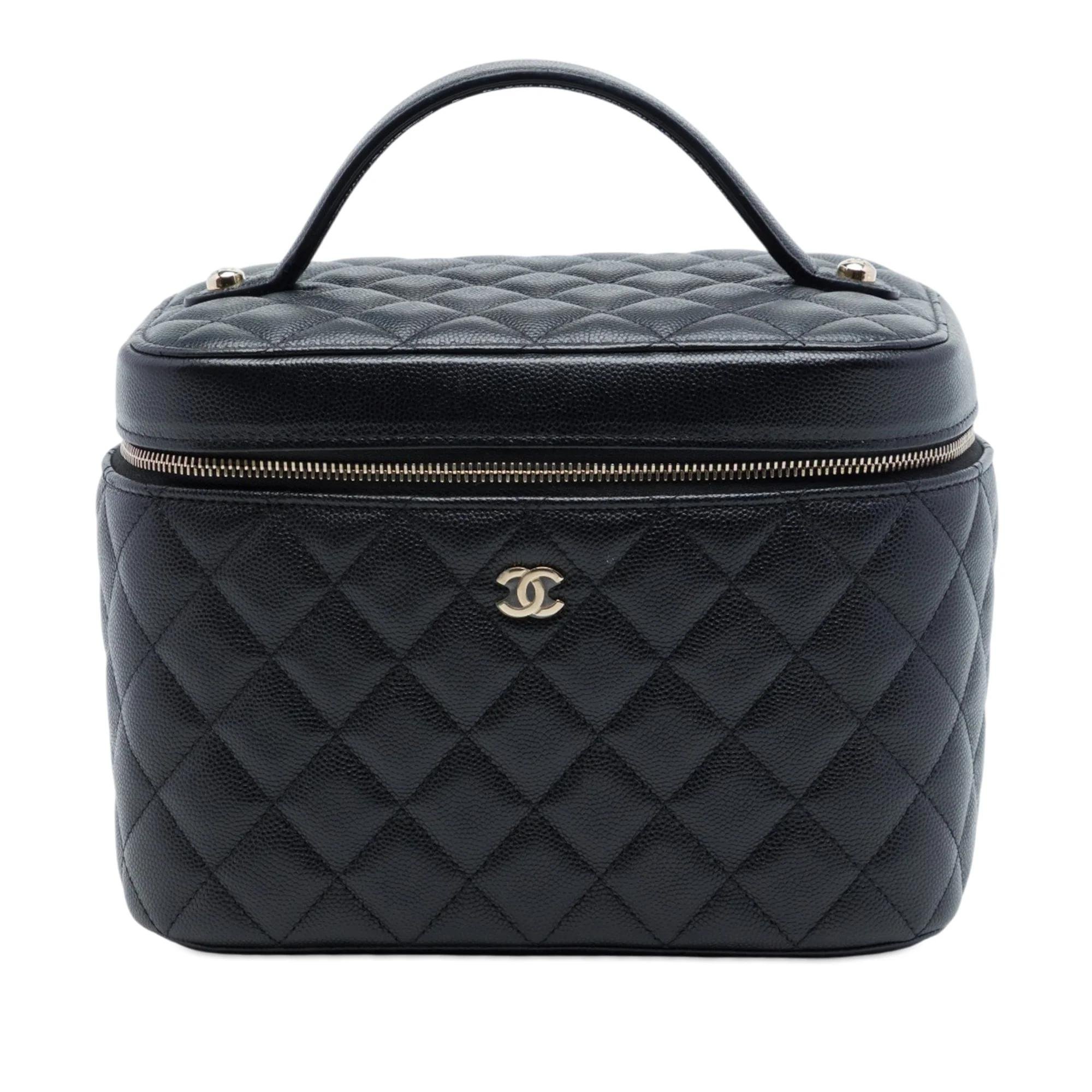 Vanity leather handbag