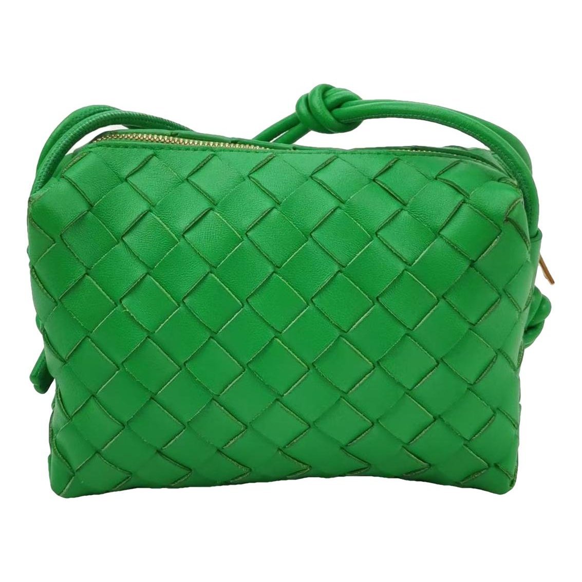 Loop leather handbag