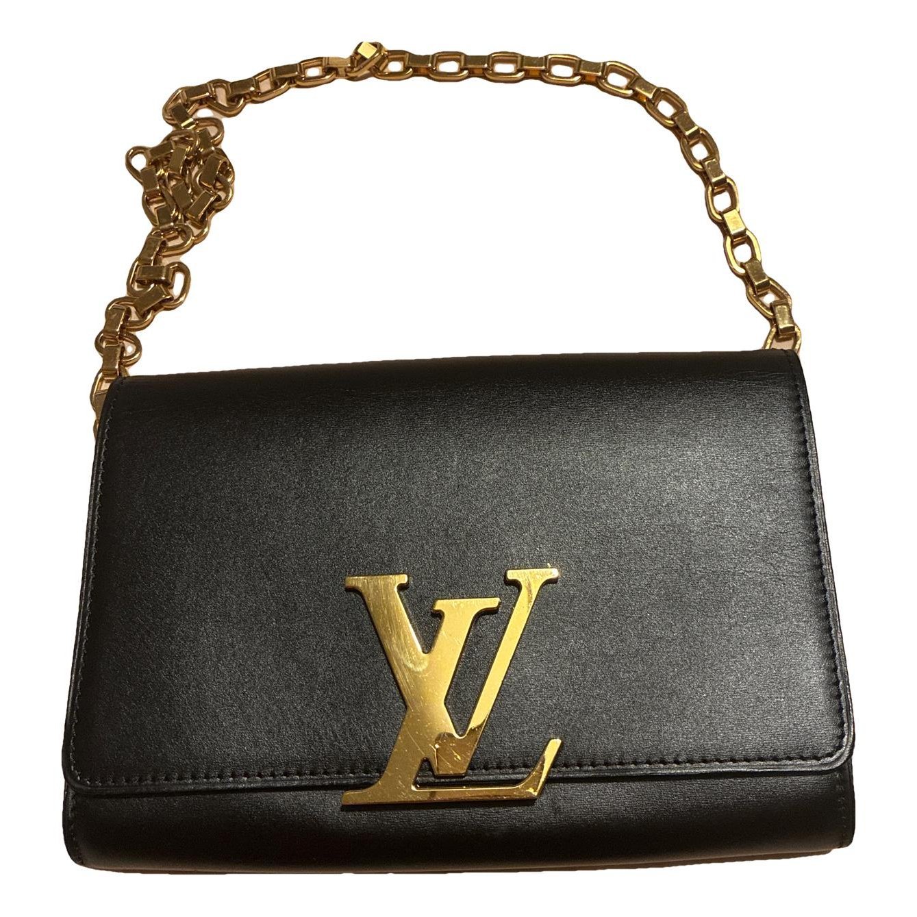 Leather clutch bag