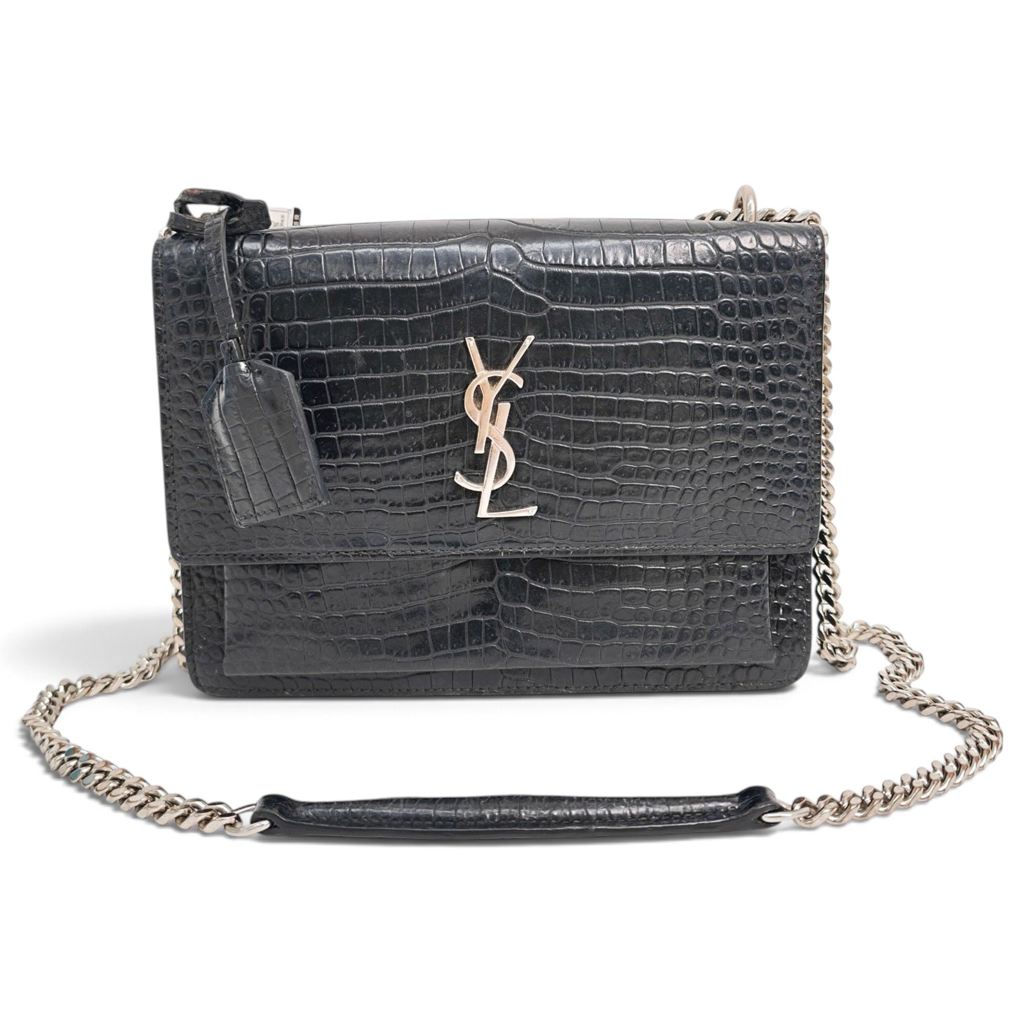 Sunset leather crossbody bag