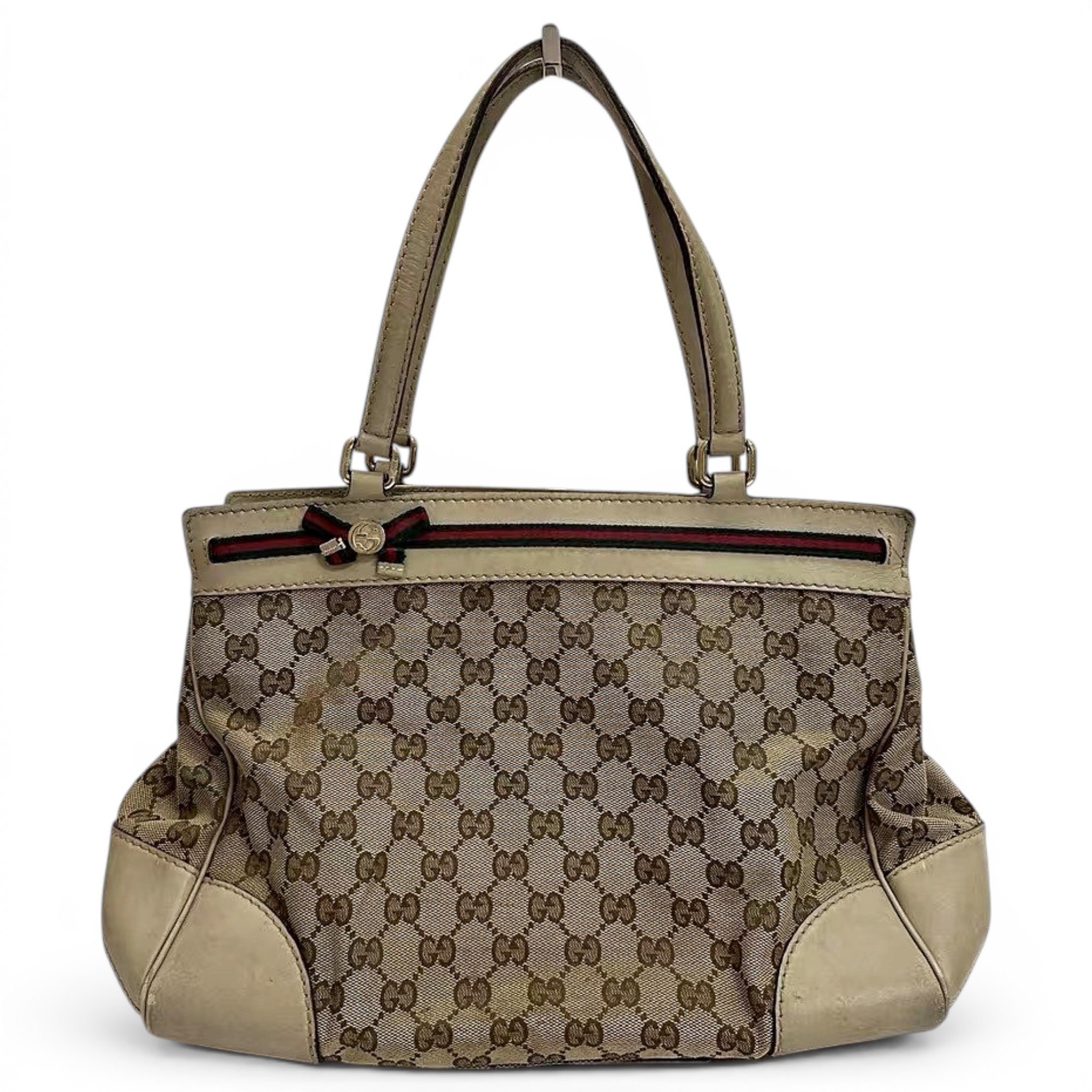Leather tote