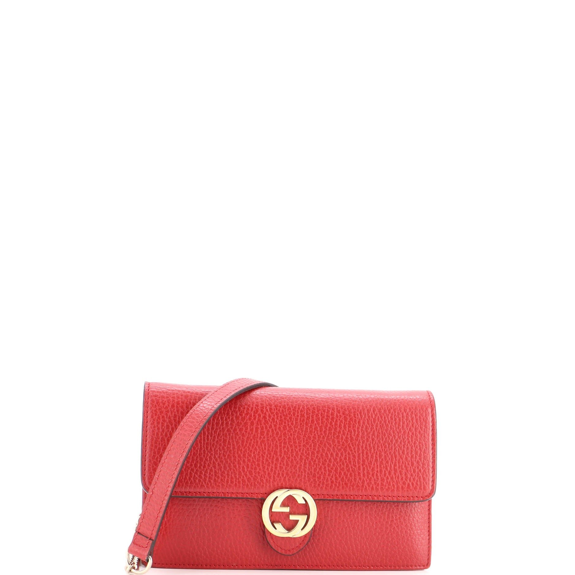 Interlocking Wallet on Chain Leather