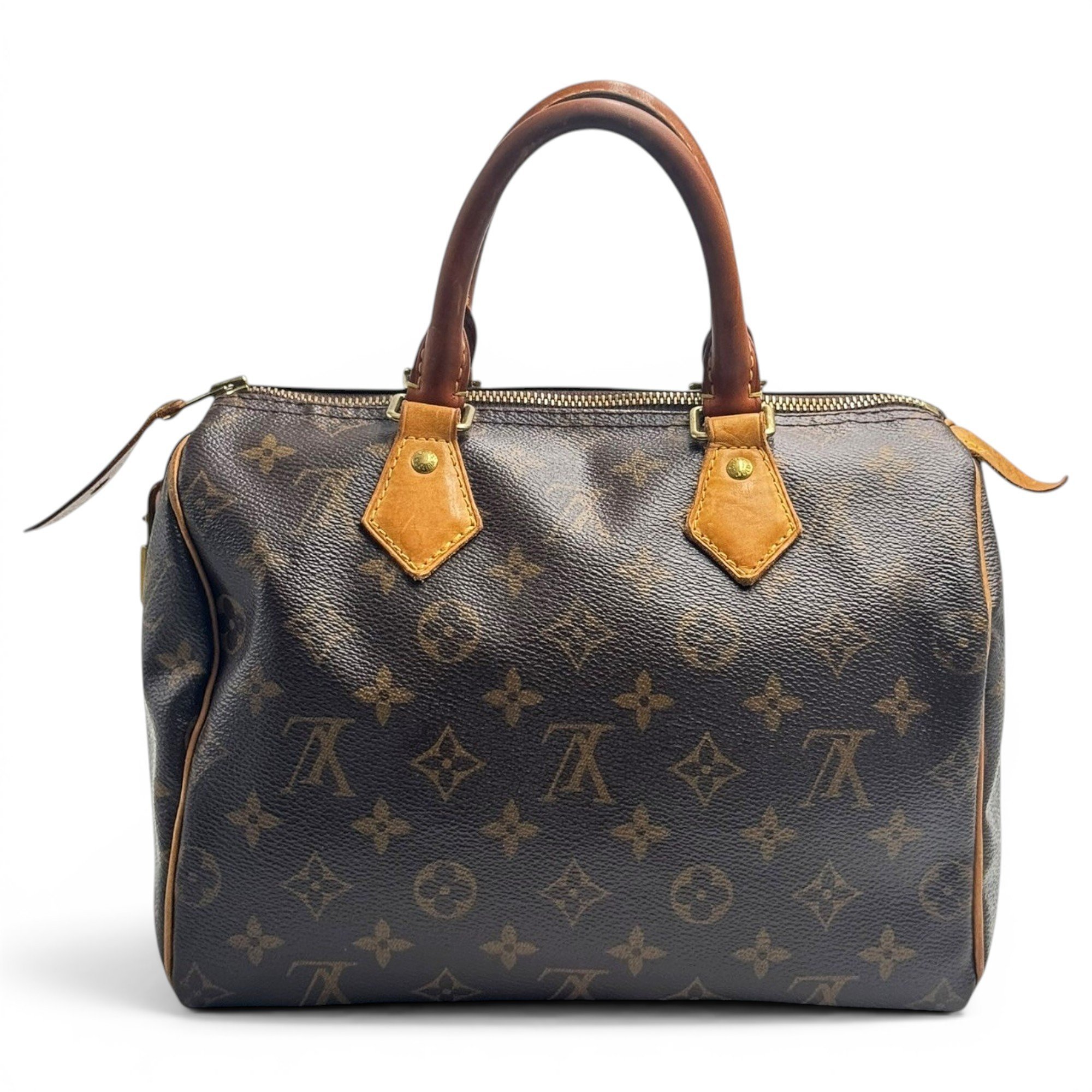 Speedy leather handbag