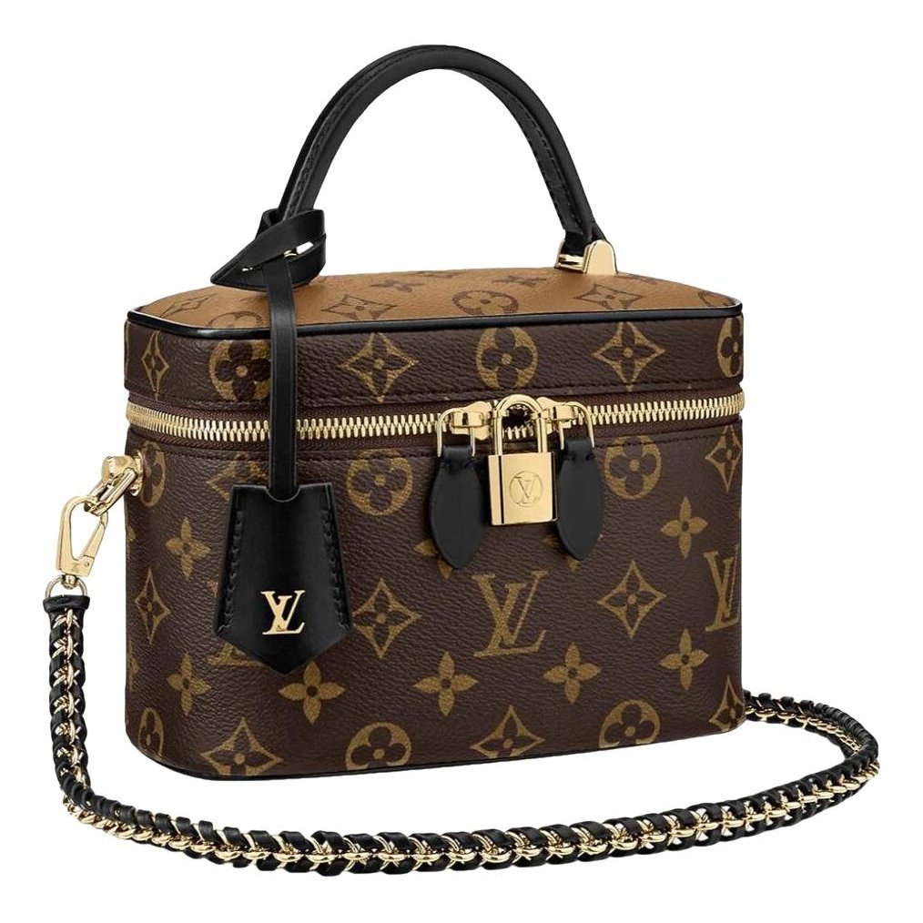 Vanity leather crossbody bag