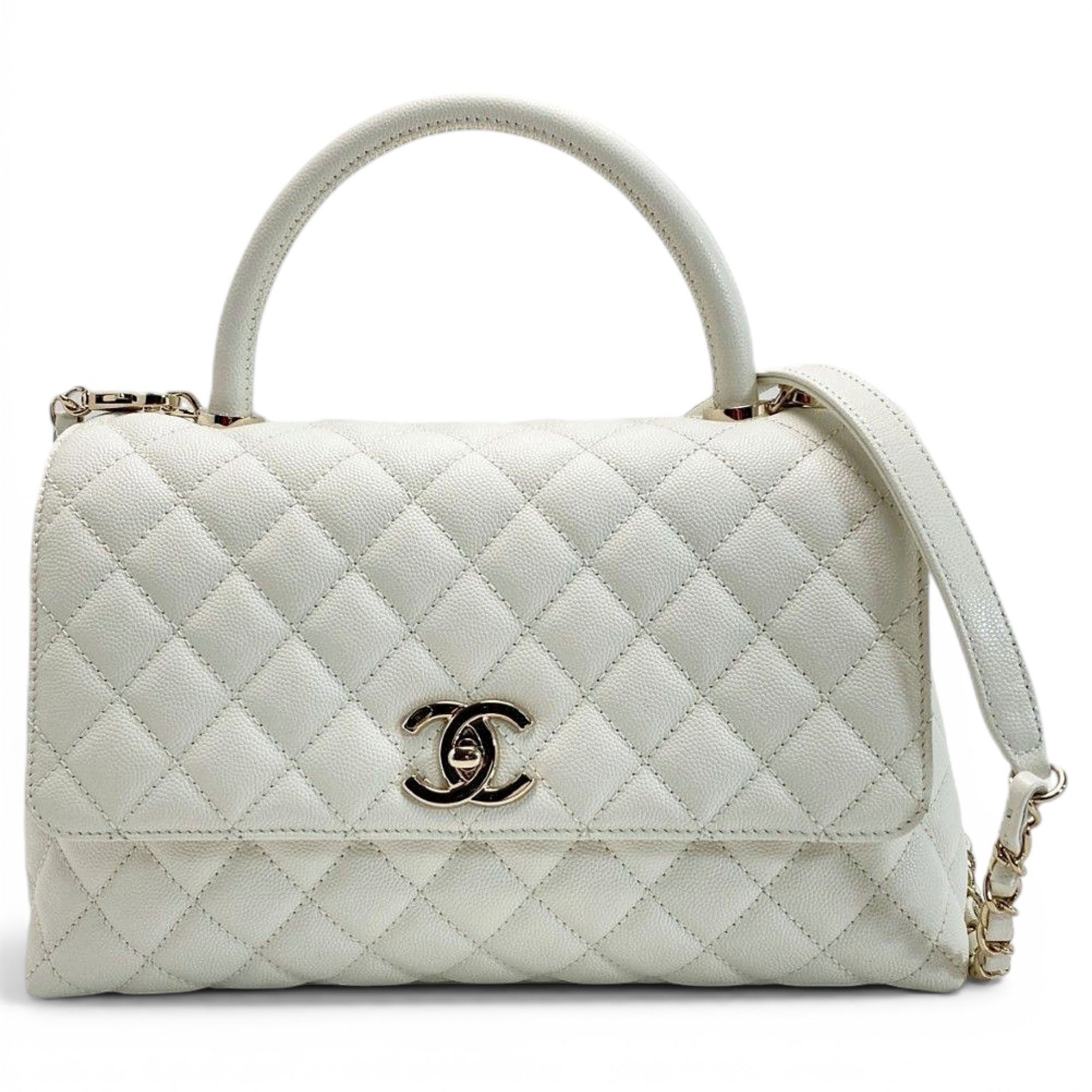 Coco Handle leather handbag