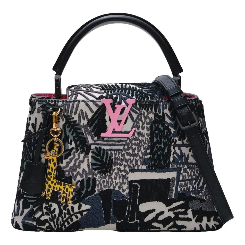 Capucines leather handbag