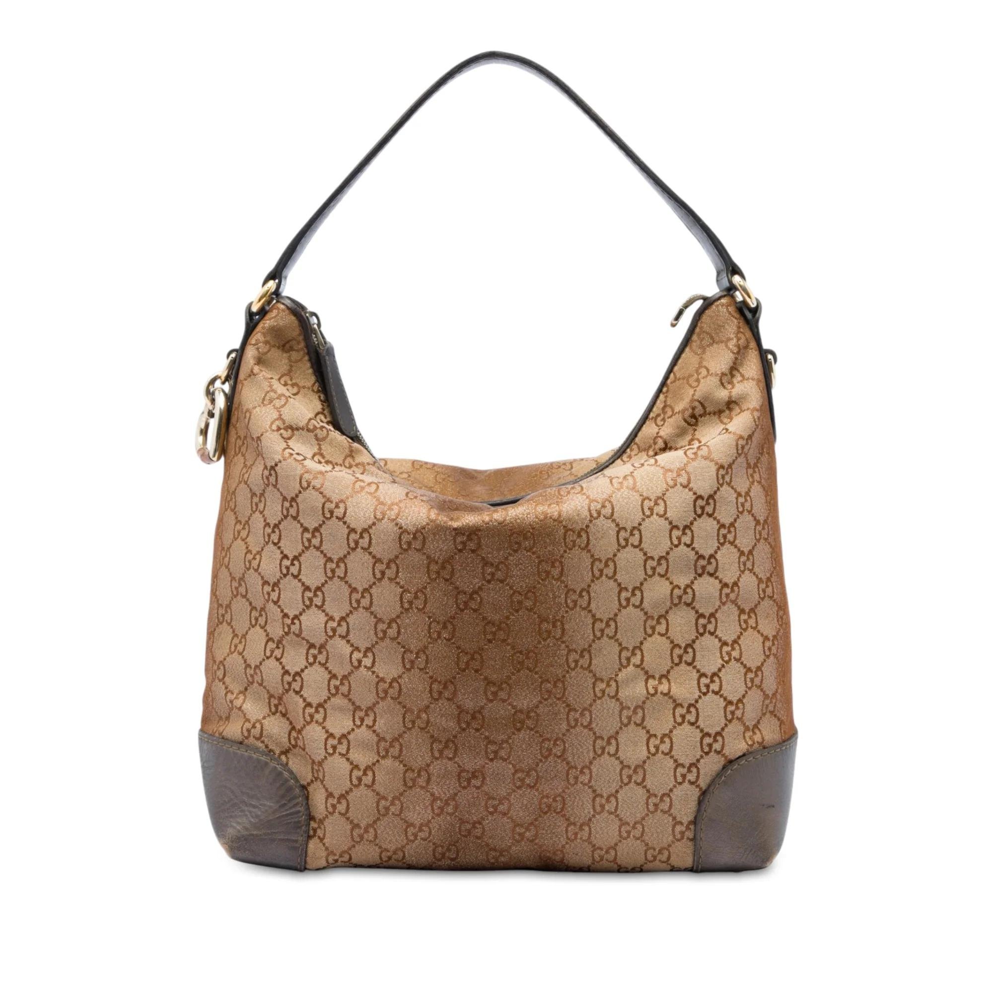 Gucci B leather handbag