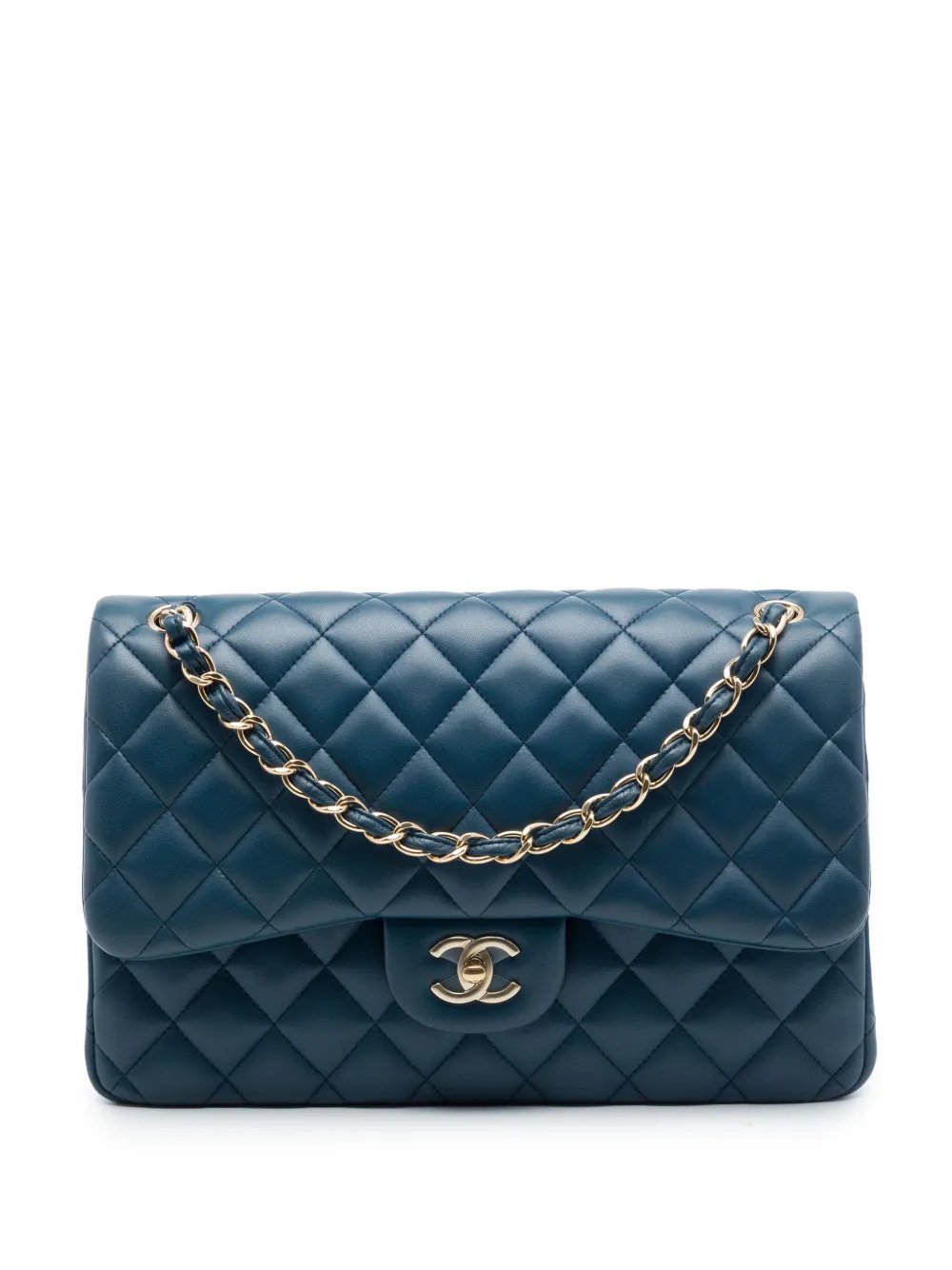 2016-2017 Jumbo Classic Lambskin Double Flap shoulder bag