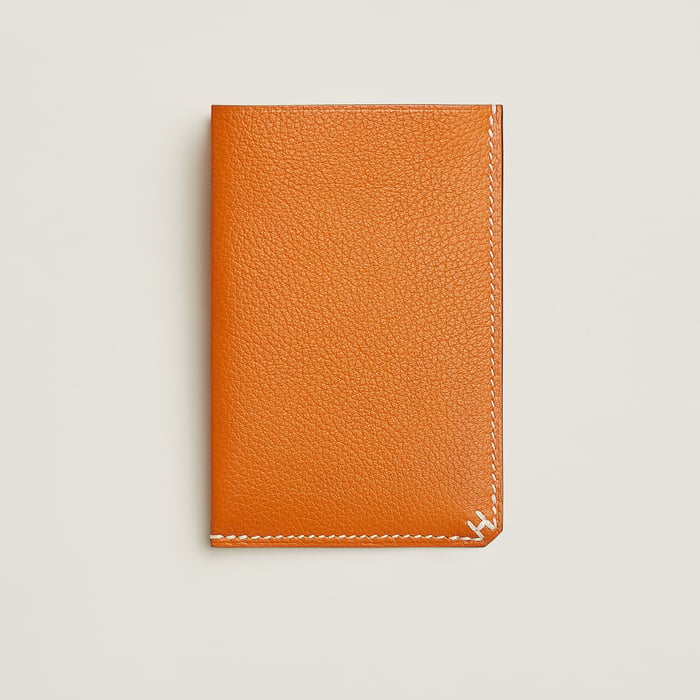 Abricot H Sellier Card Holder