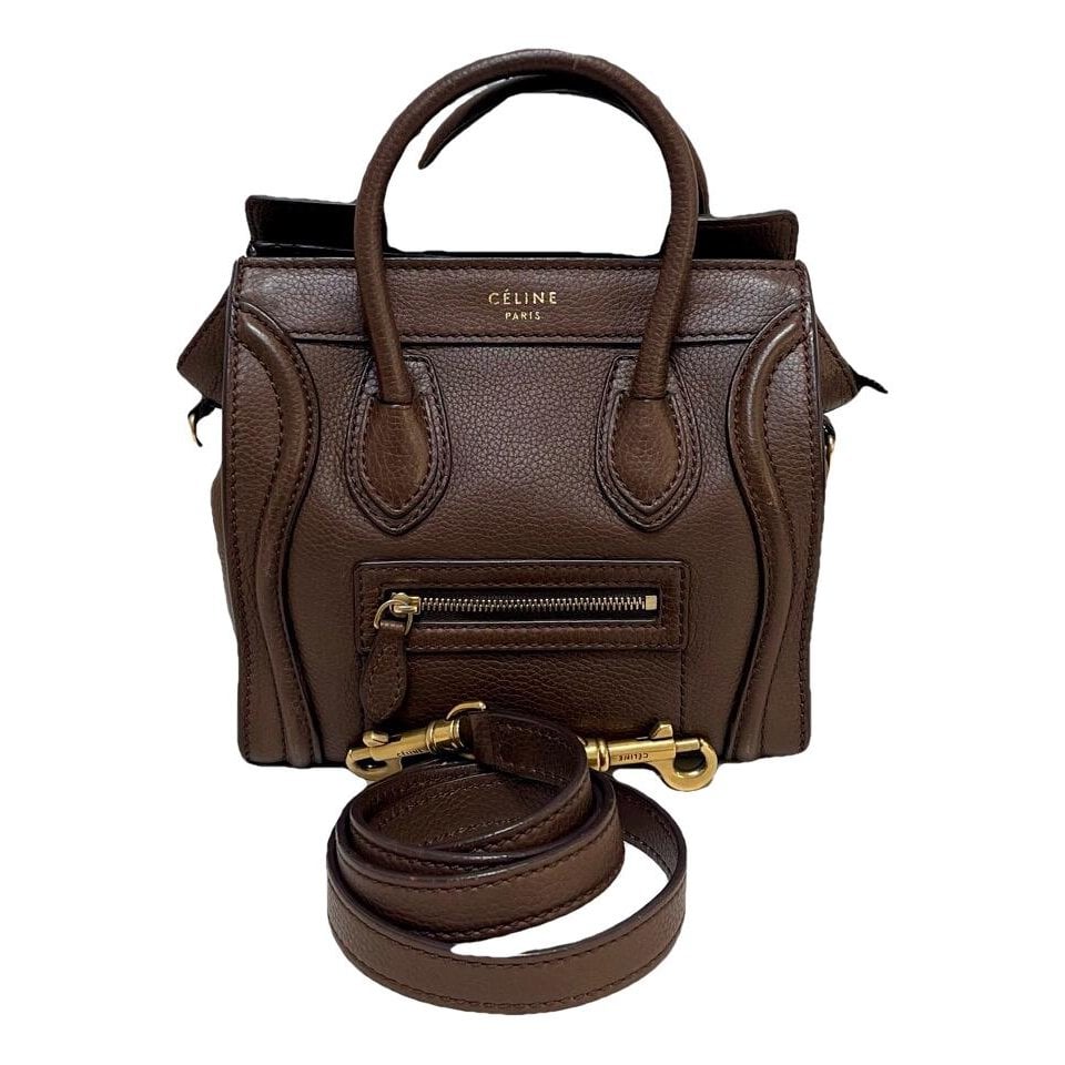 Nano Luggage leather handbag