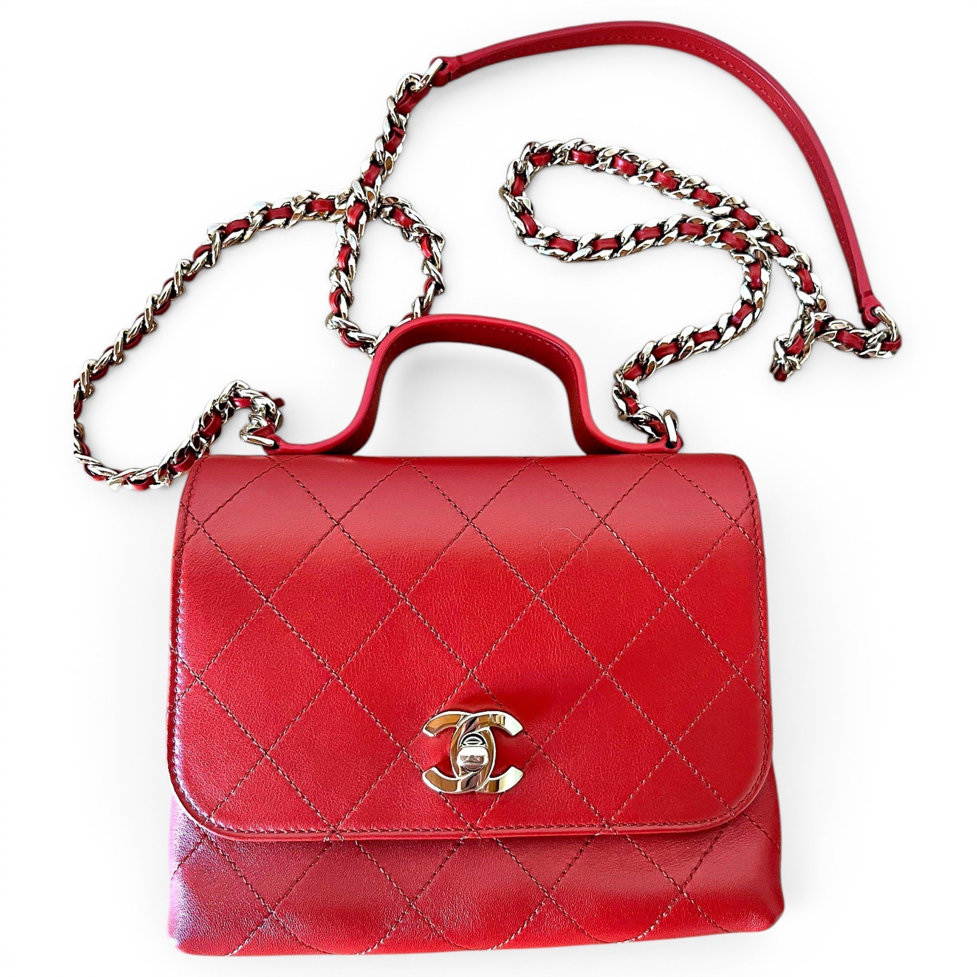Chanel Coco Handle leather handbag