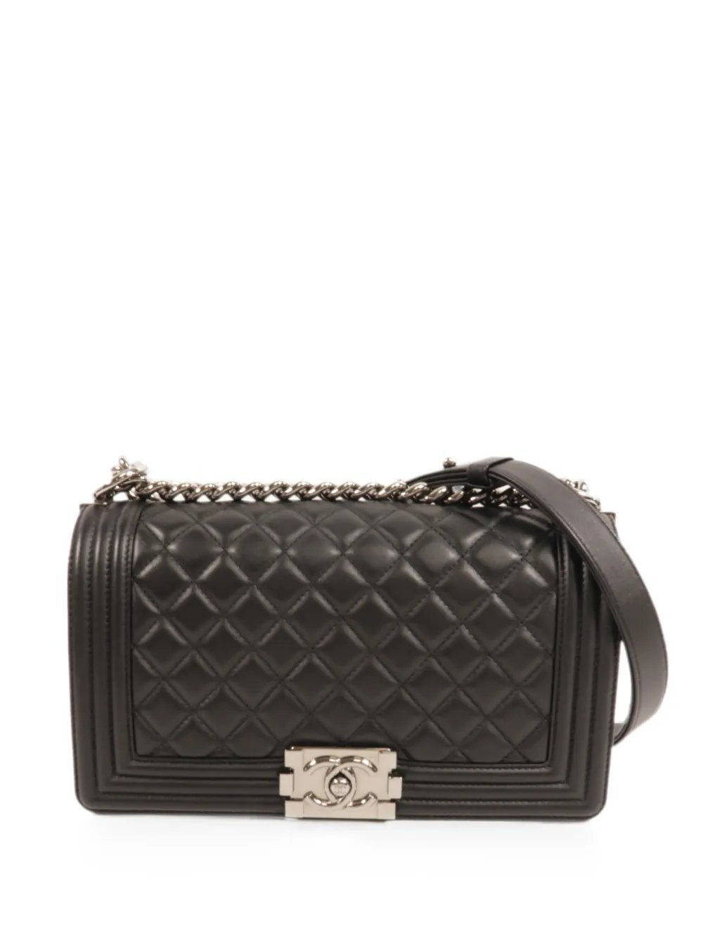 25 Boy diamond-quilted shoulder bag