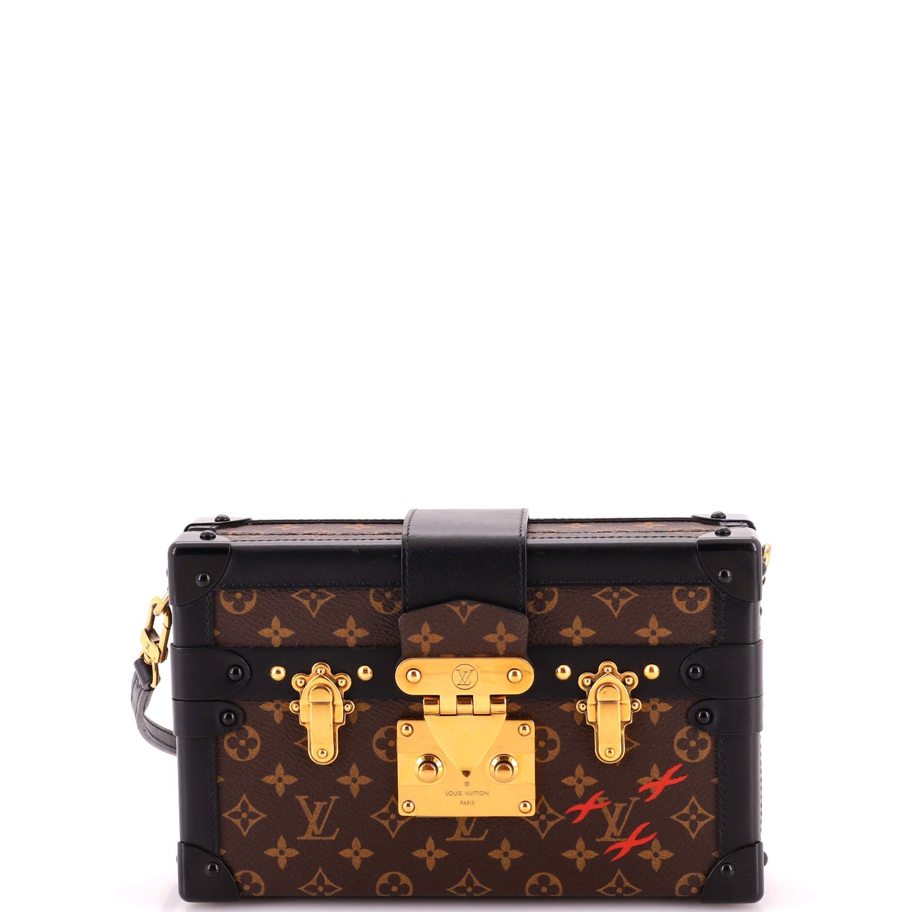 Petite Malle Handbag Monogram Canvas