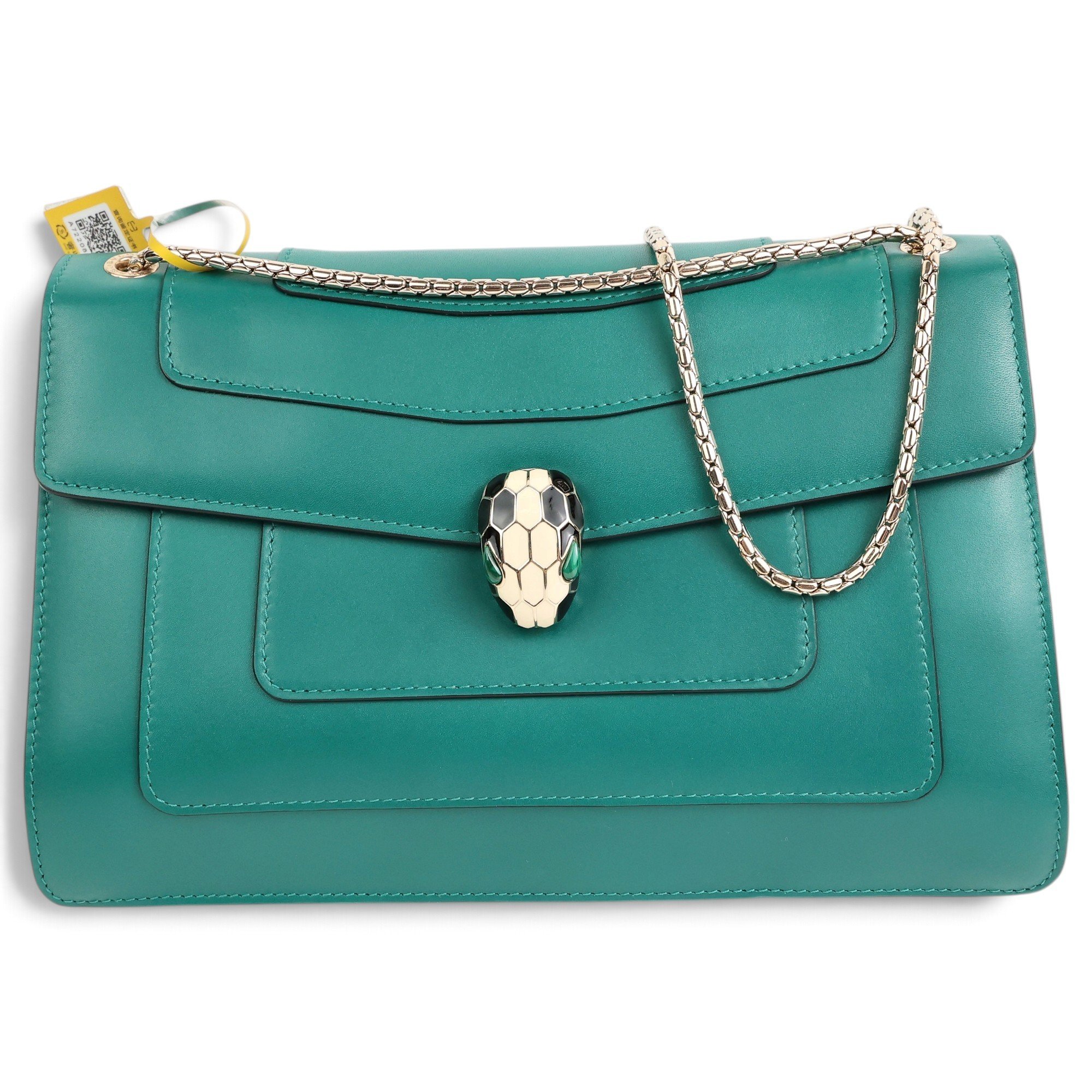 Bvlgari Serpenti leather handbag