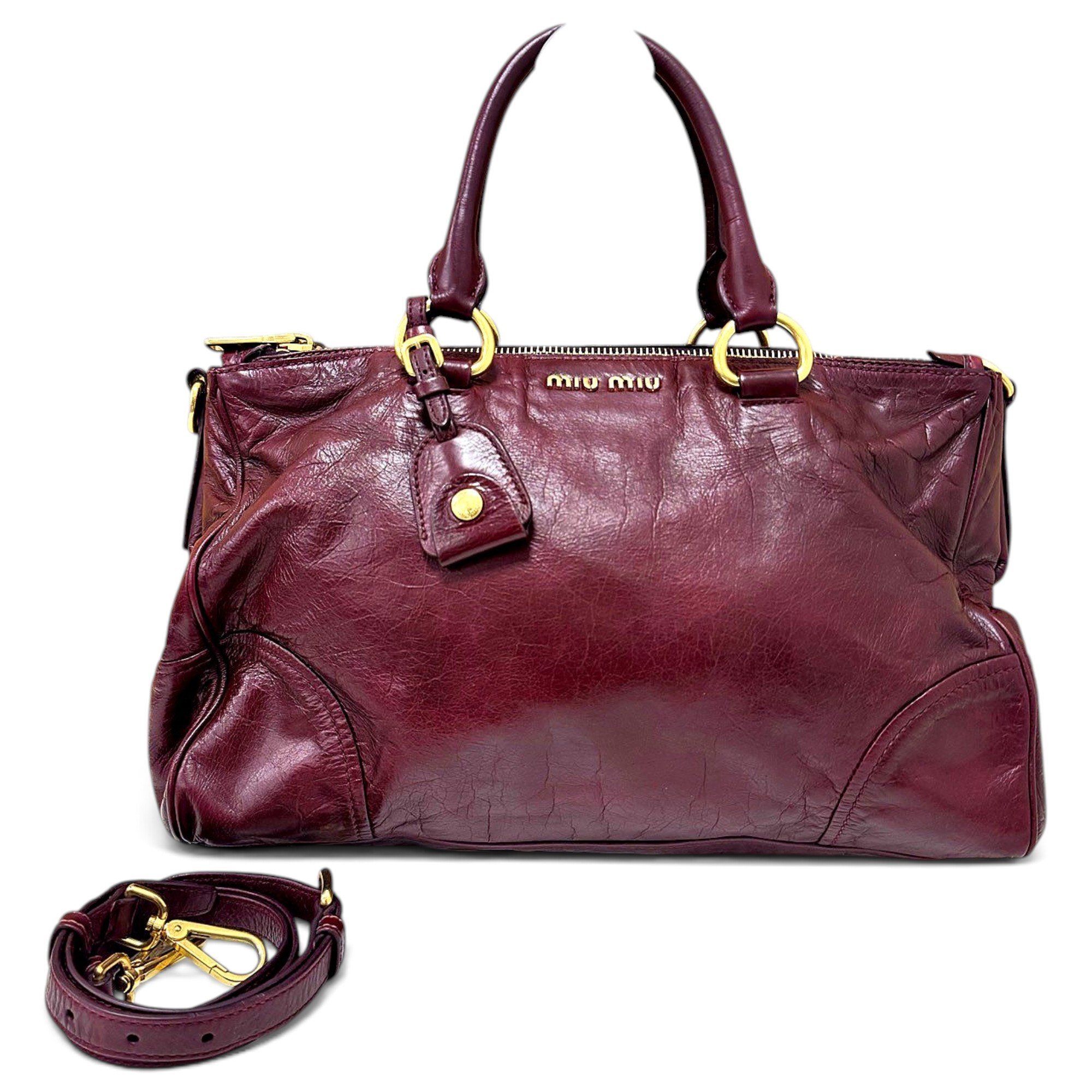 Leather handbag
