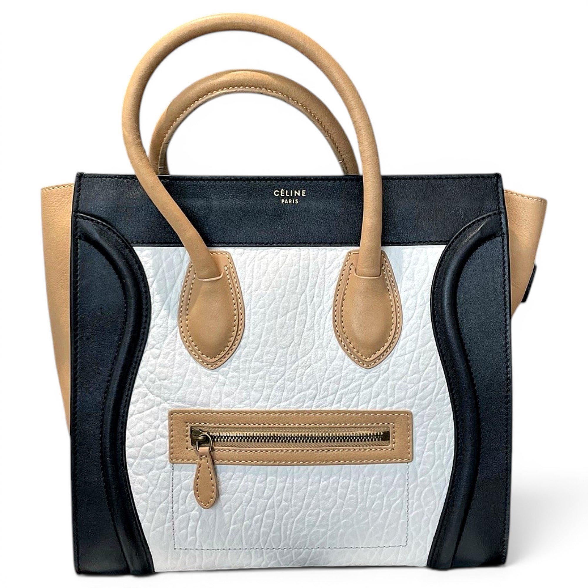 Luggage leather tote