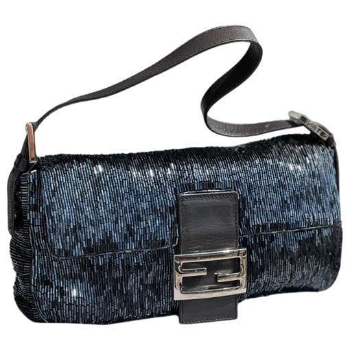 Baguette glitter handbag