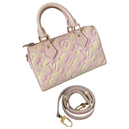 Nano Speedy / Mini HL leather handbag