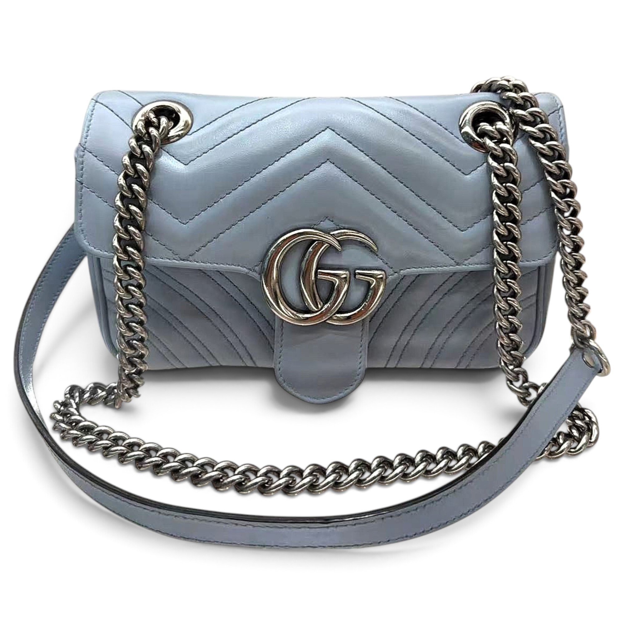 GG Marmont Flap leather handbag