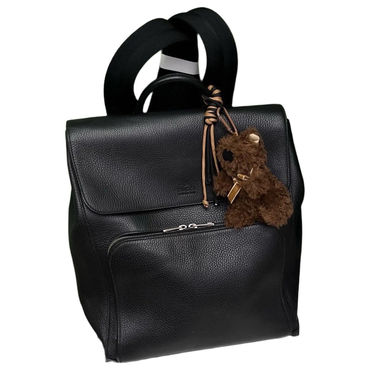 Leather backpack
