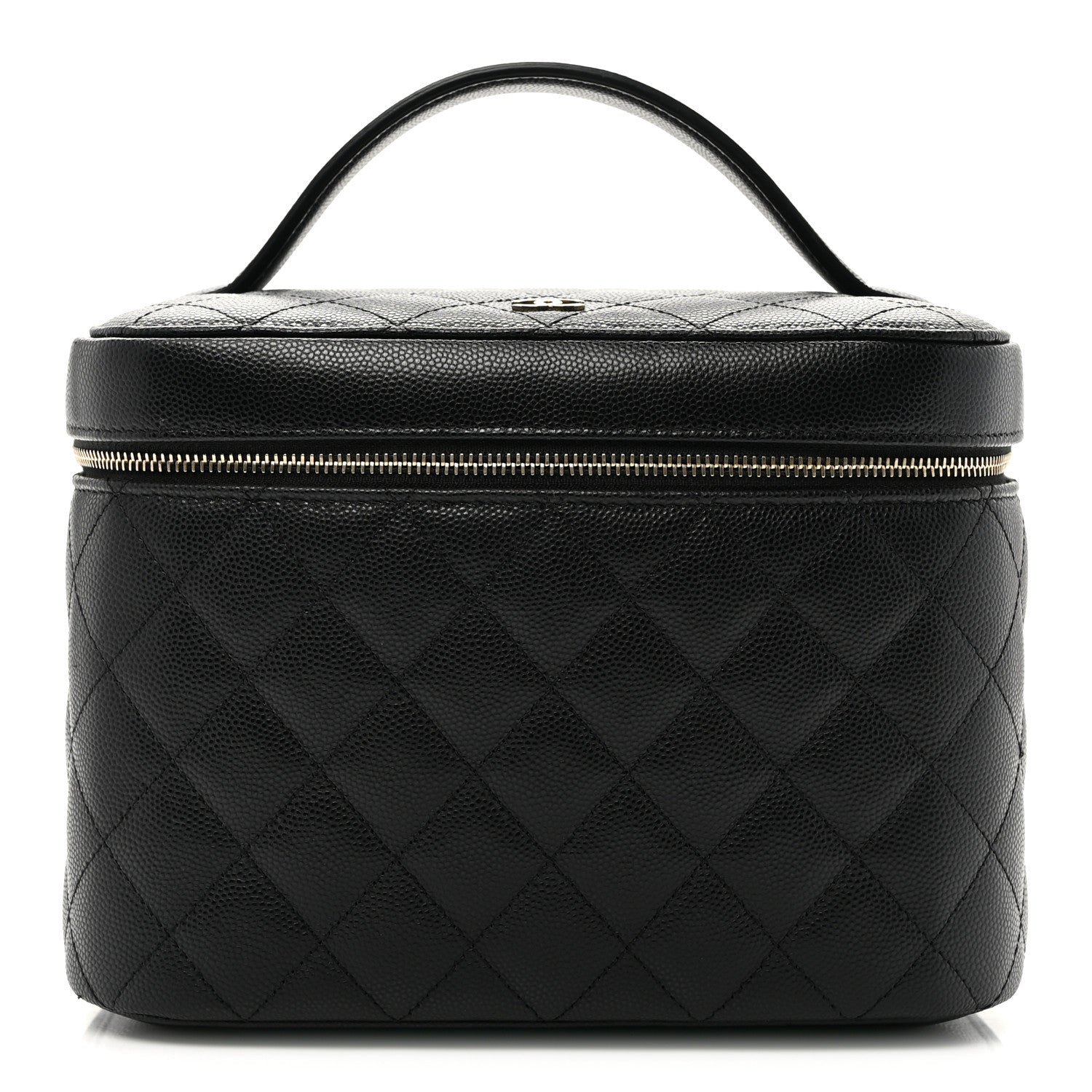 Chanel Caviar Quilted Large Vanity Pouch Black
