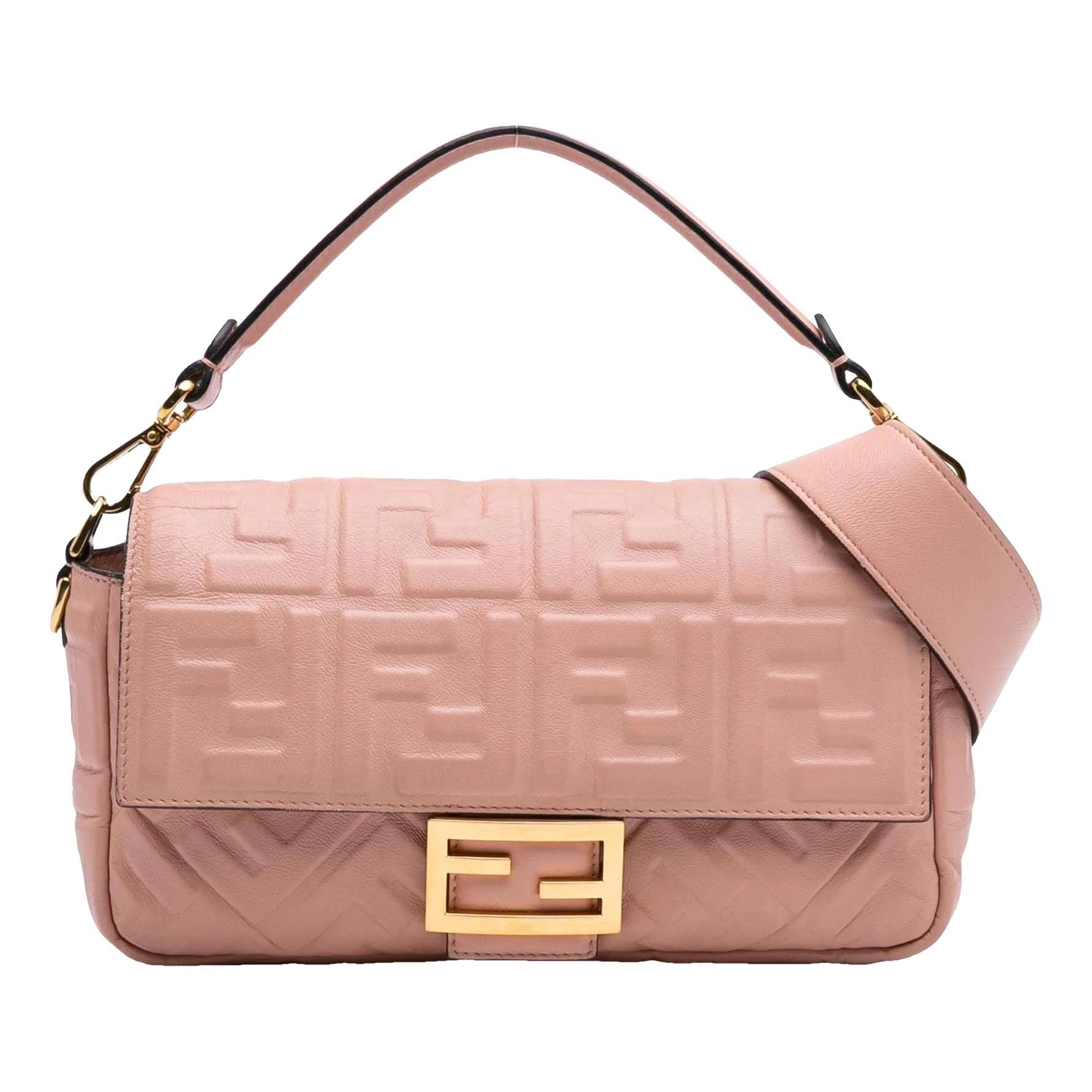 Fendi Baguette leather satchel
