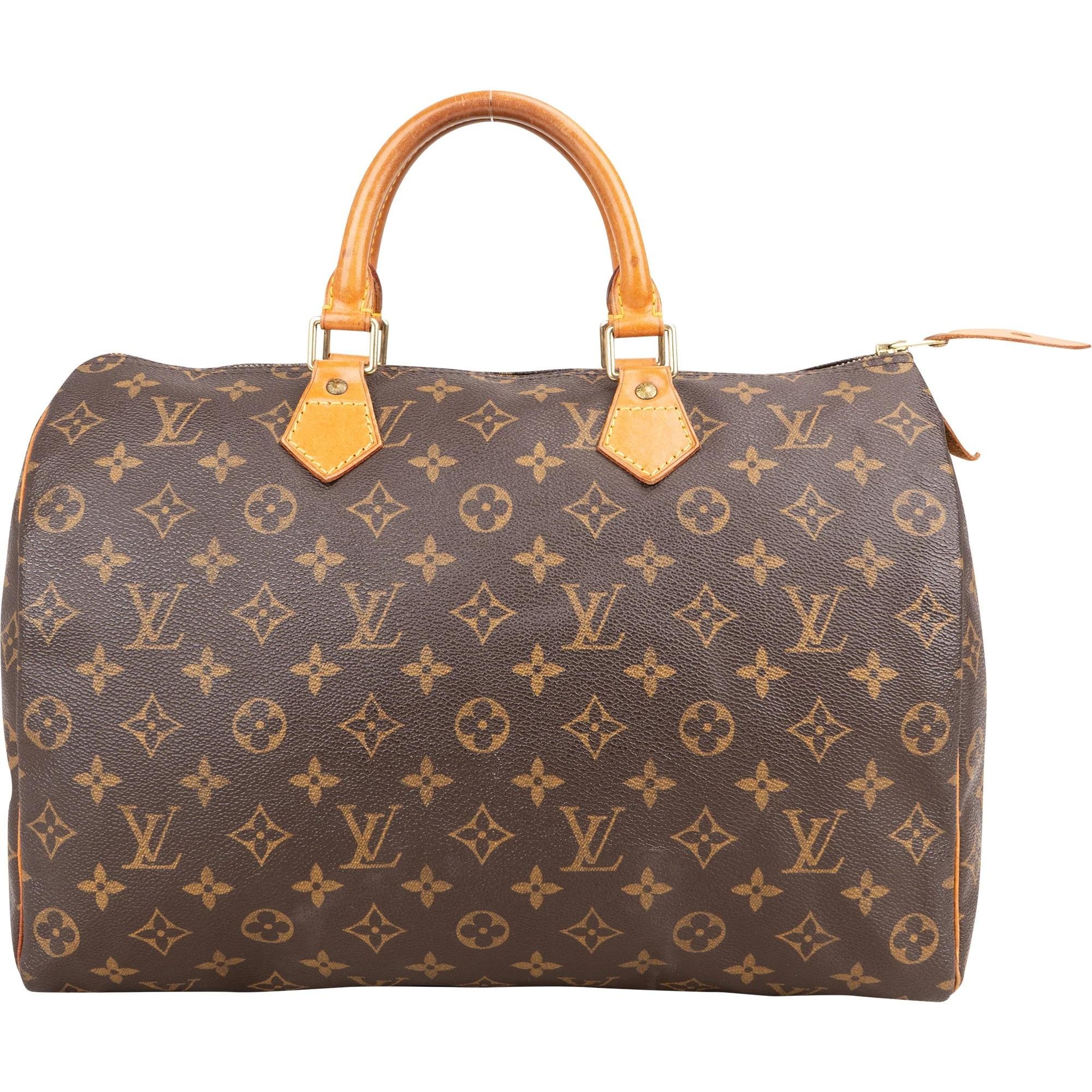 Speedy leather handbag