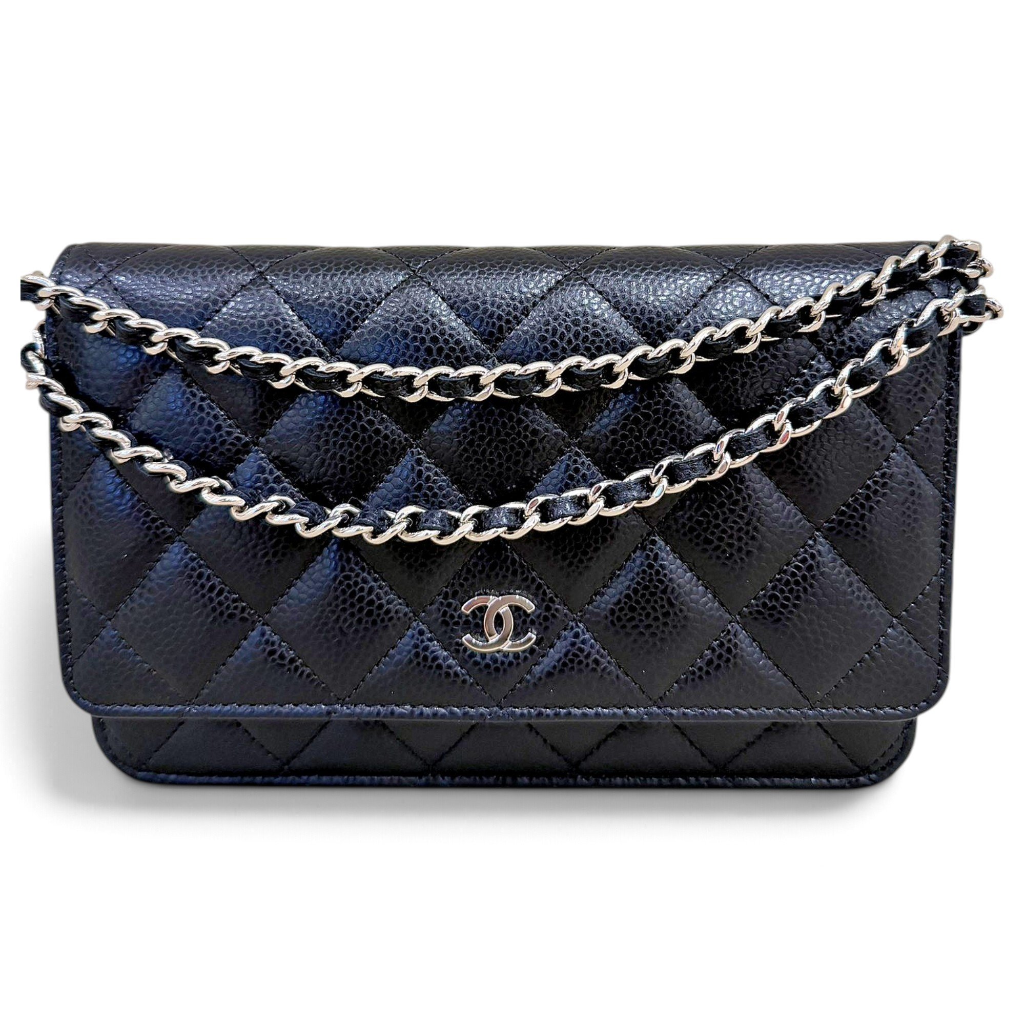 Wallet On Chain Timeless/Classique leather crossbody bag