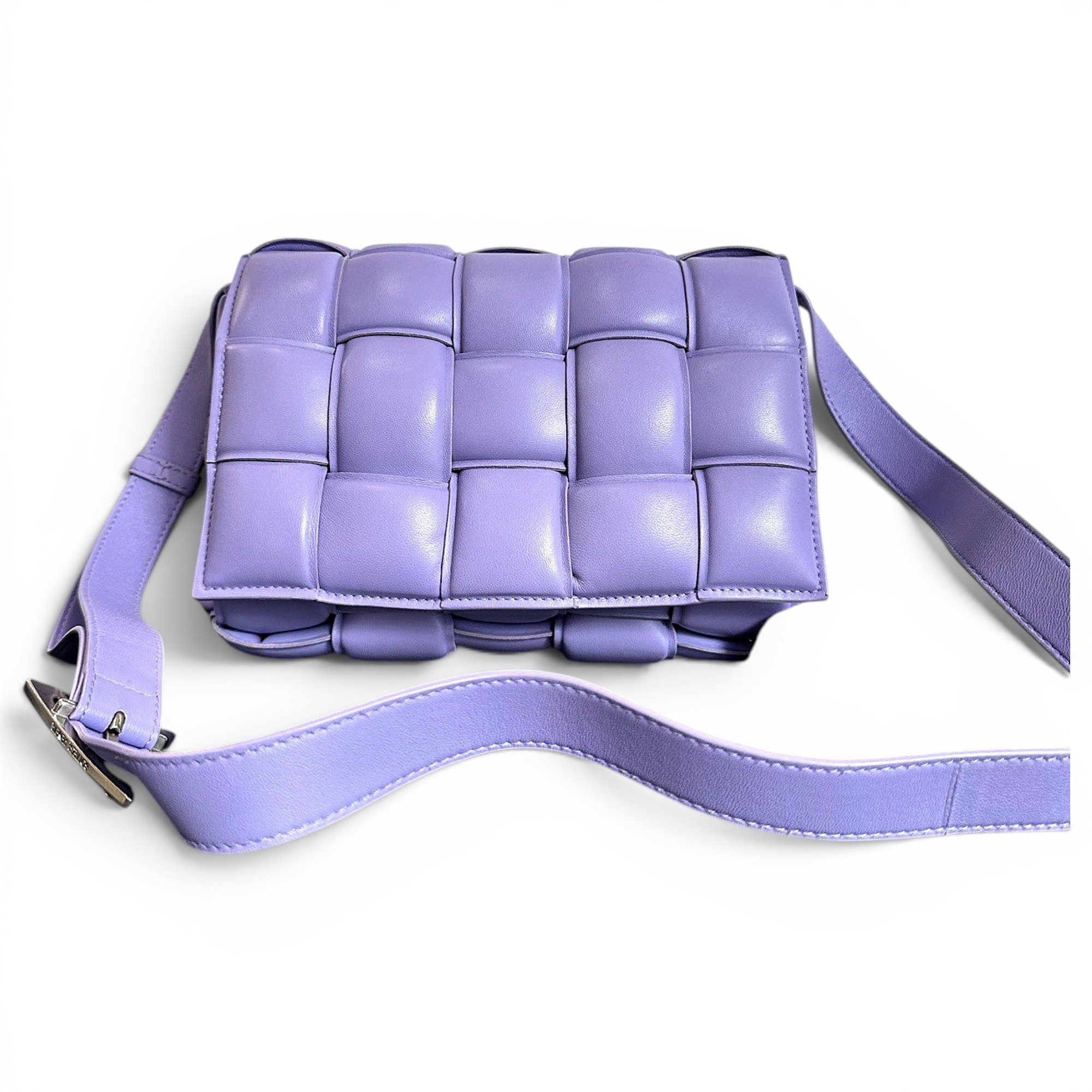 Cassette Padded leather handbag