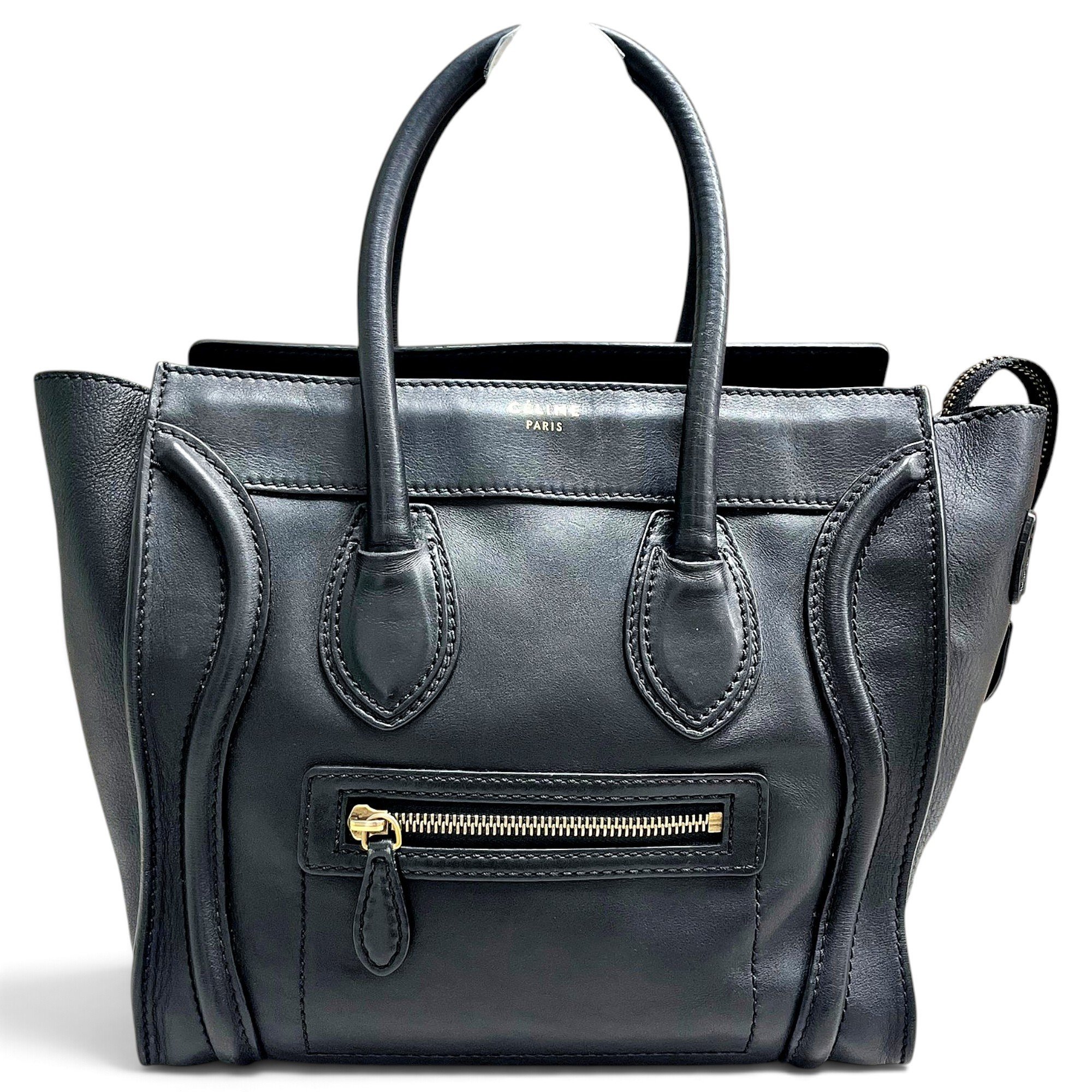 Luggage leather handbag
