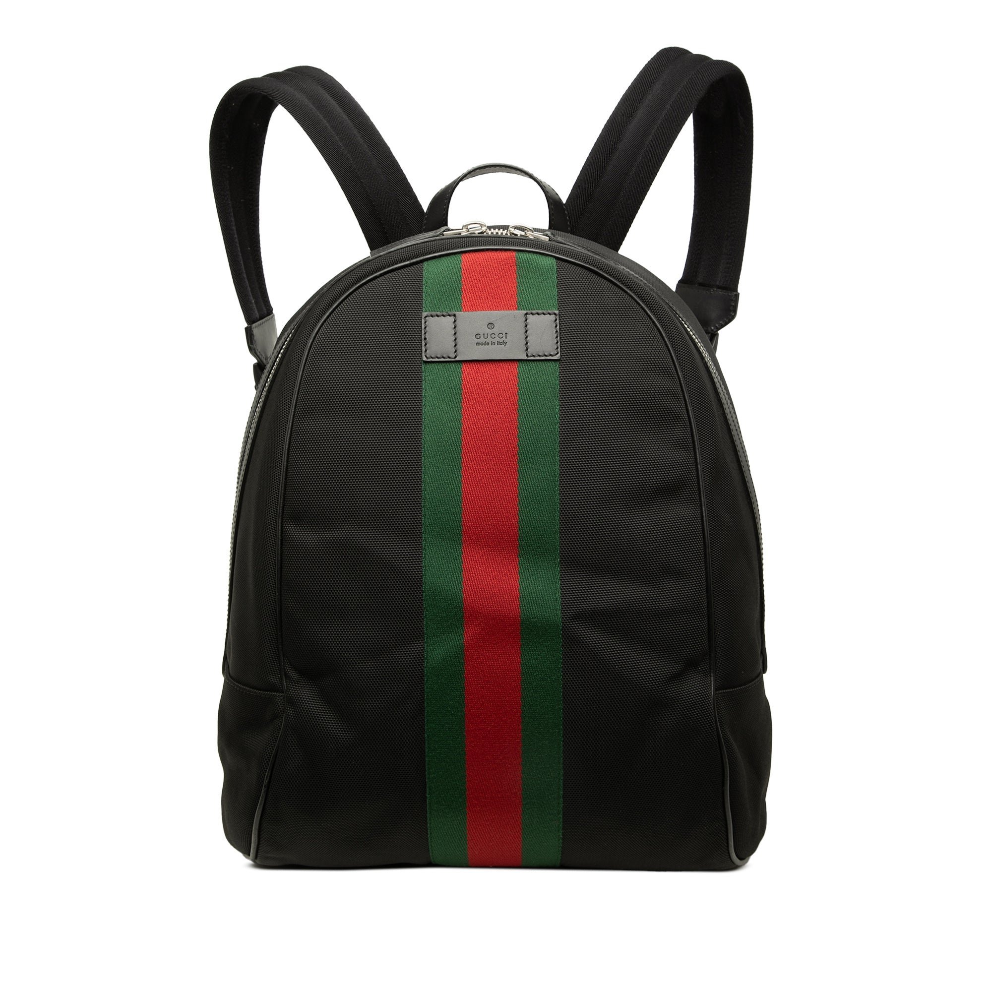 Leather backpack