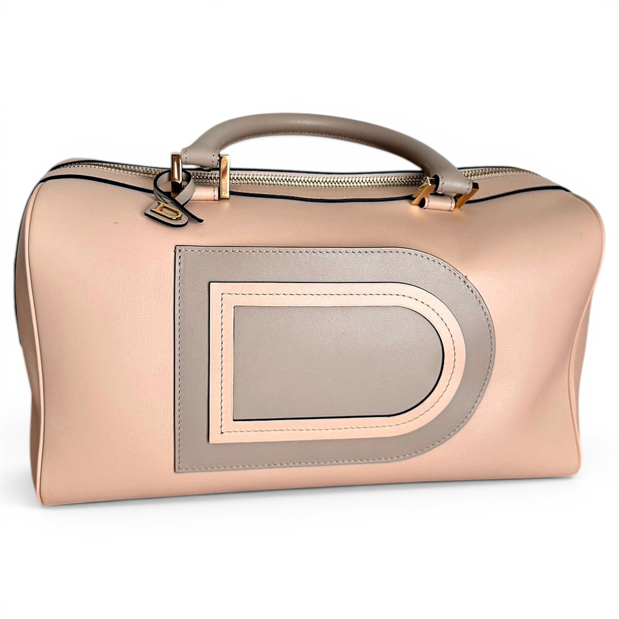 Leather bowling bag
