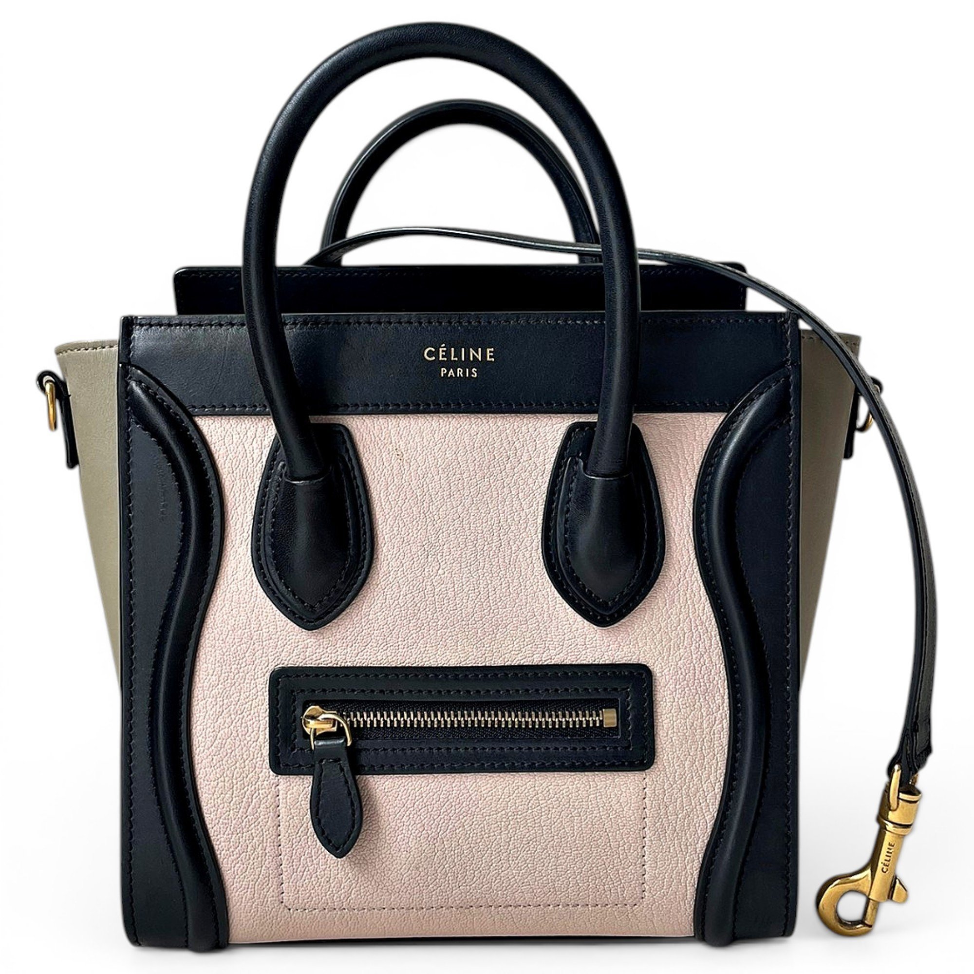 Nano Luggage leather handbag