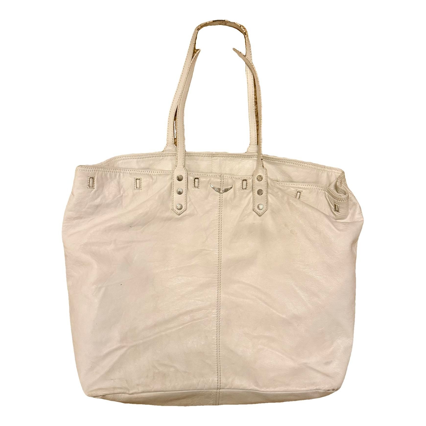 Leather tote