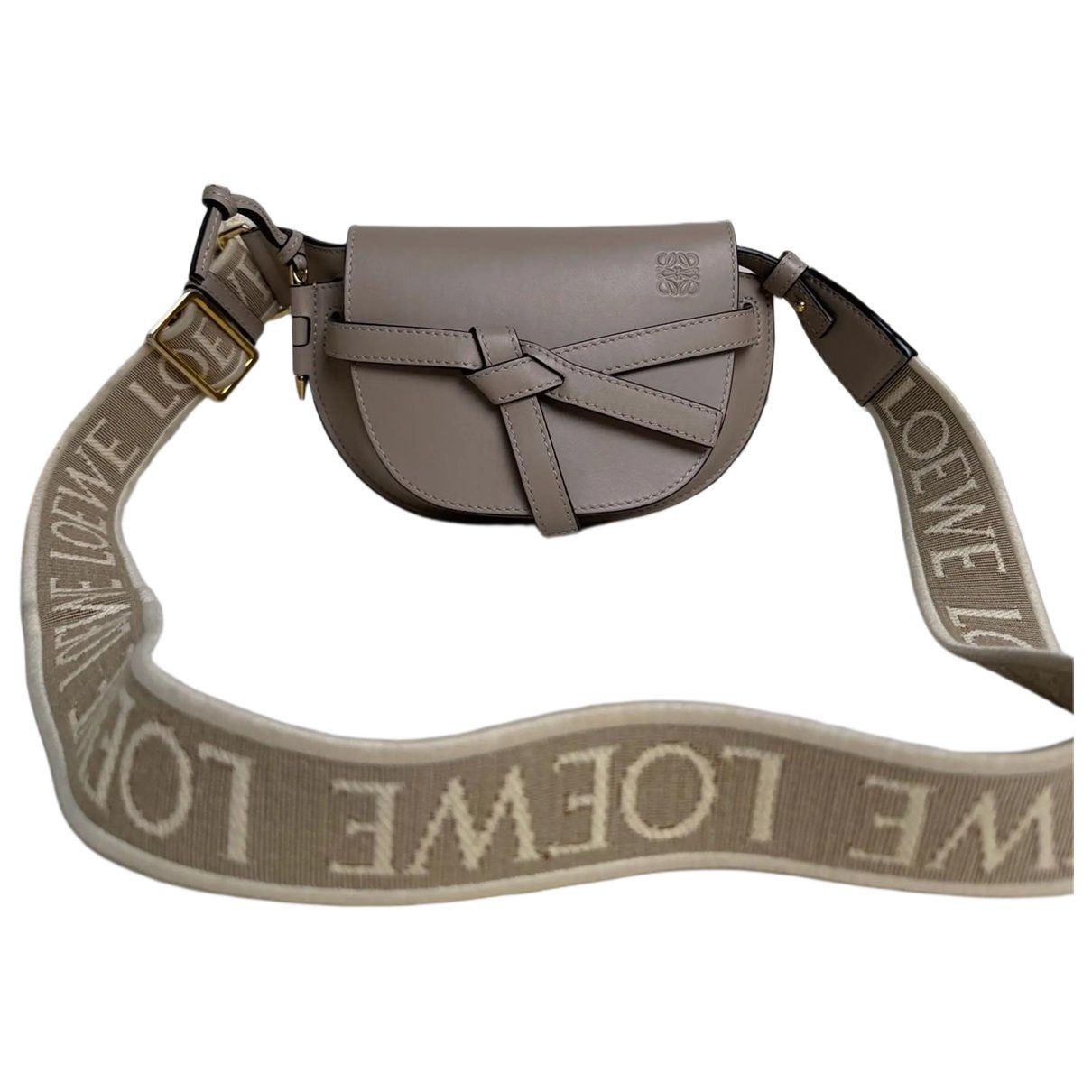 Gate leather crossbody bag