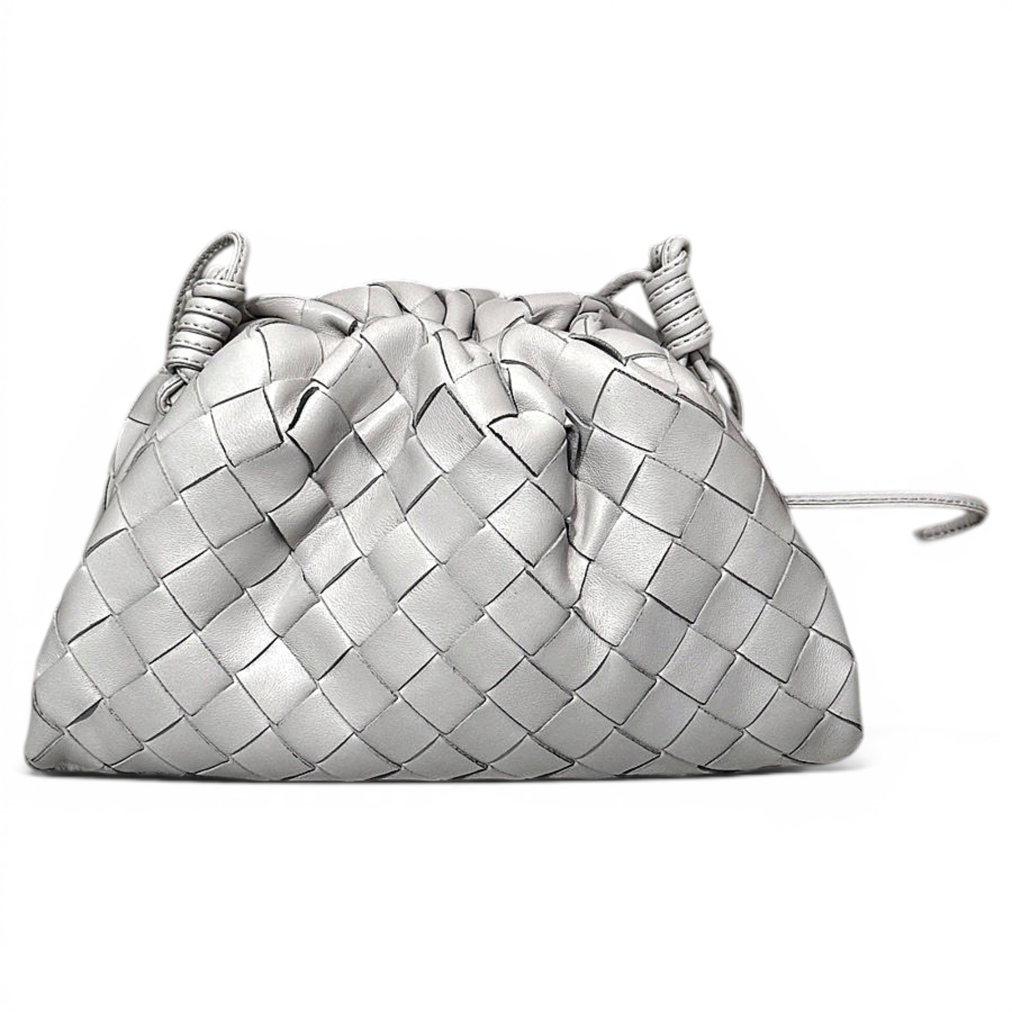 Pouch leather handbag